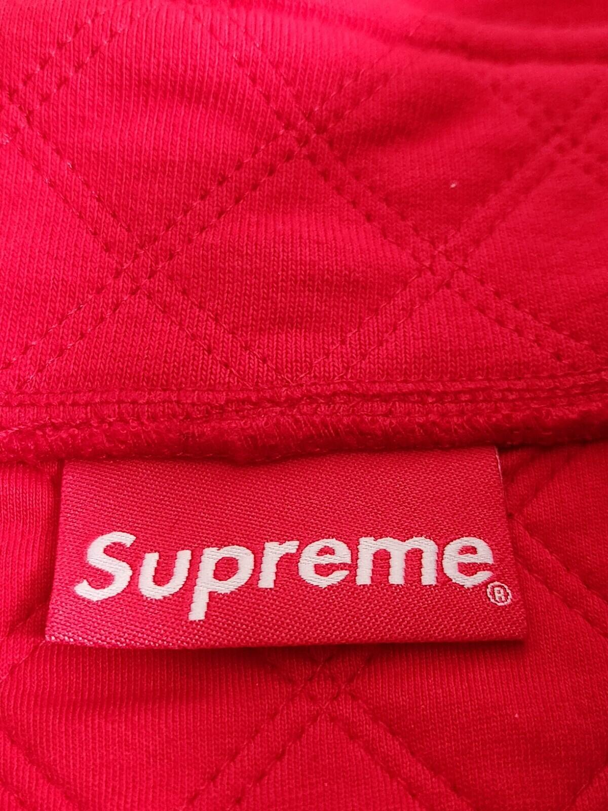 SS19 Supreme Forever Half Zip Sweatshirt red Crewneck size M medium Jumper