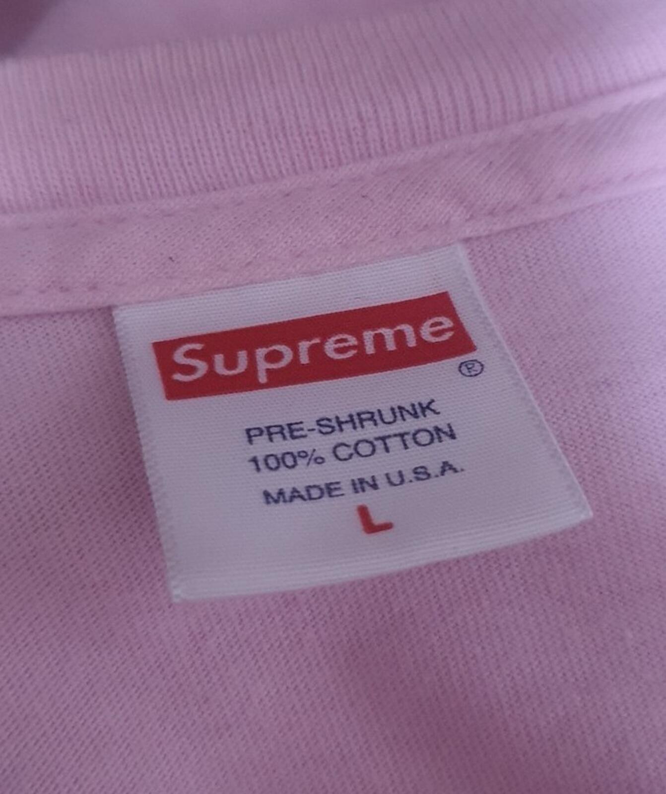 SS20 Supreme Sailboat Tee Light Pink Size L