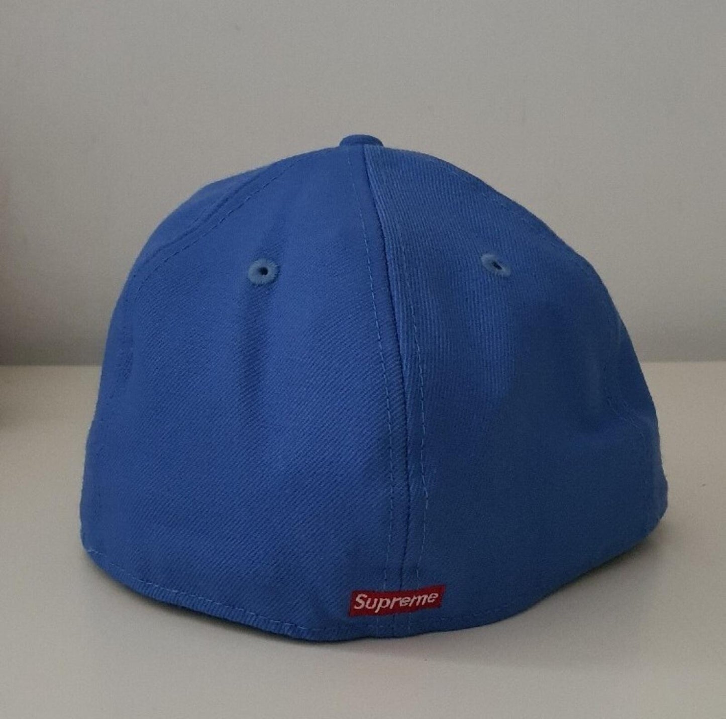 FW20 Supreme S Logo New Era Bright Blue cap hat size 7 3/8