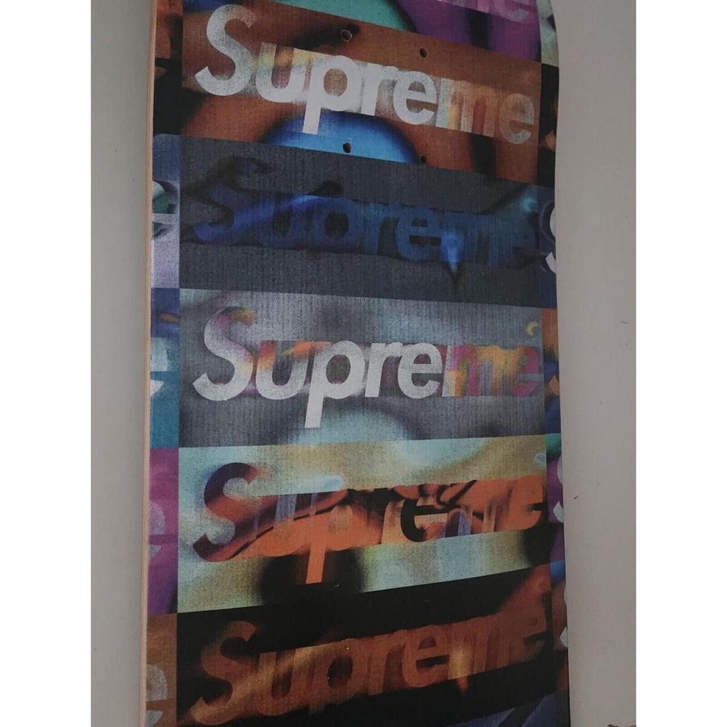 SS20 Supreme Distorted Logo Skateboard Skate Deck Size 8.5" x 32.25