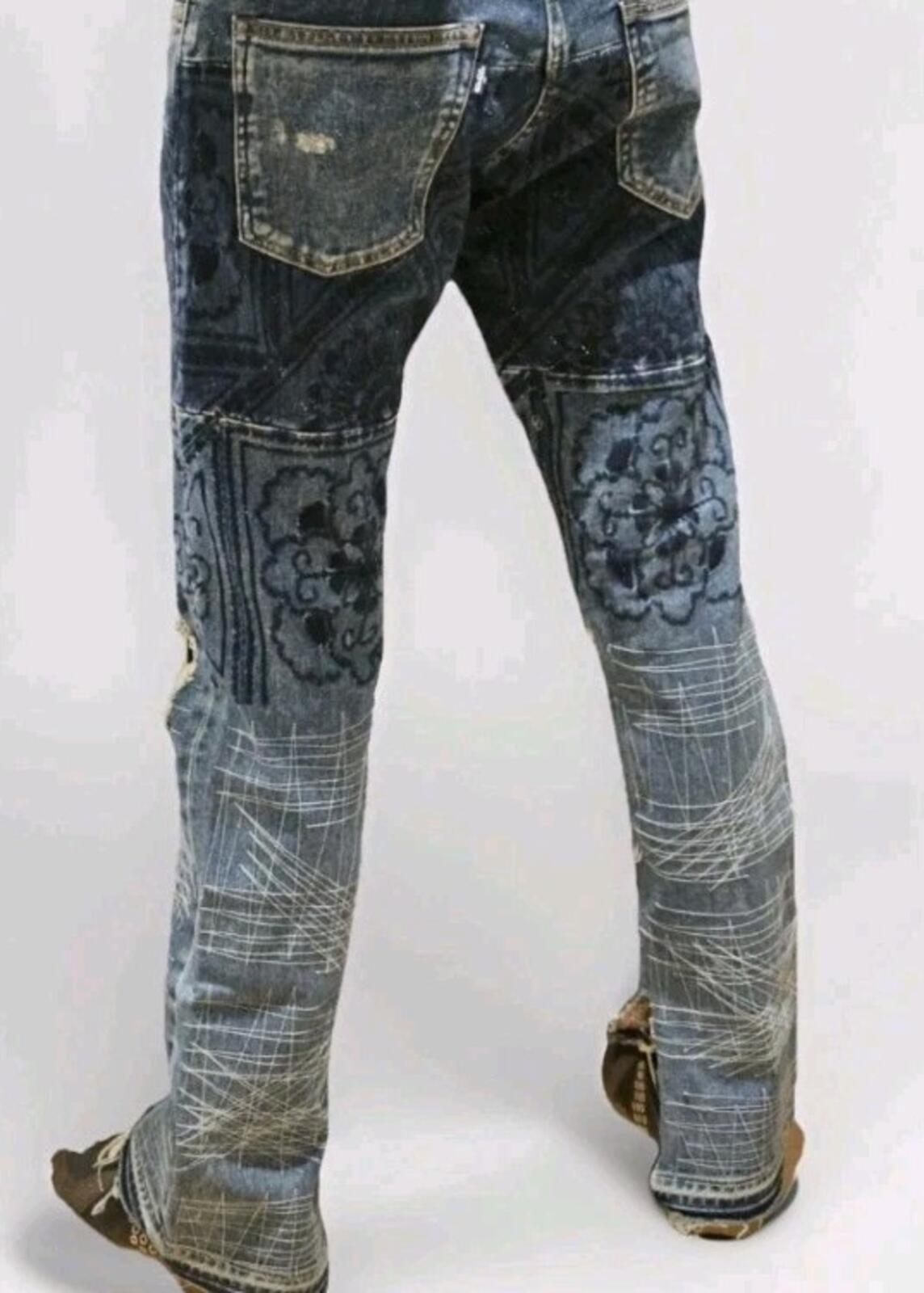 LEVIS Made & Crafted 511 Jeans Slim Cortado Dark Wash Size W34 L32
