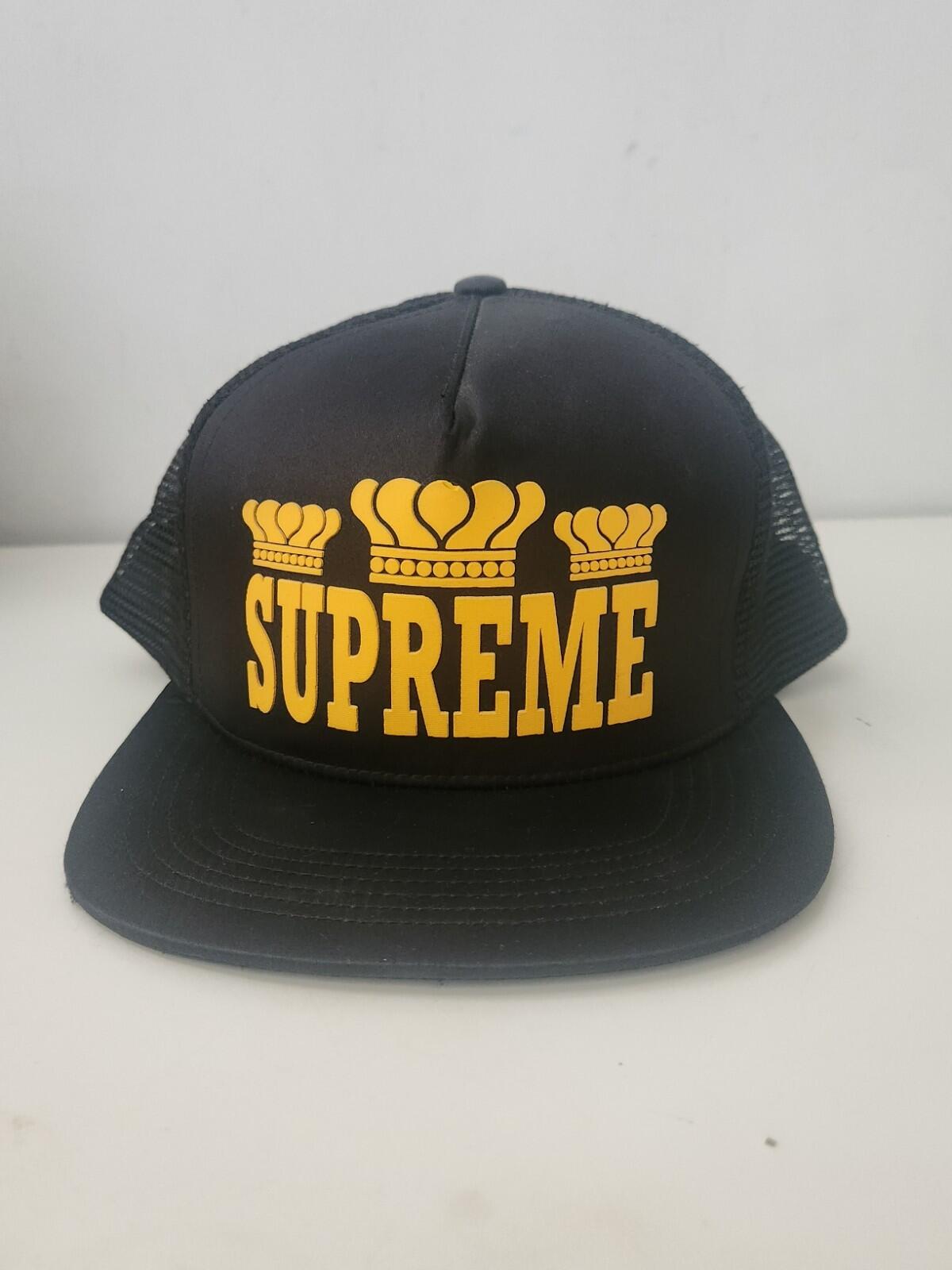 FW15 Supreme Champ Mesh Back 5-Panel Black