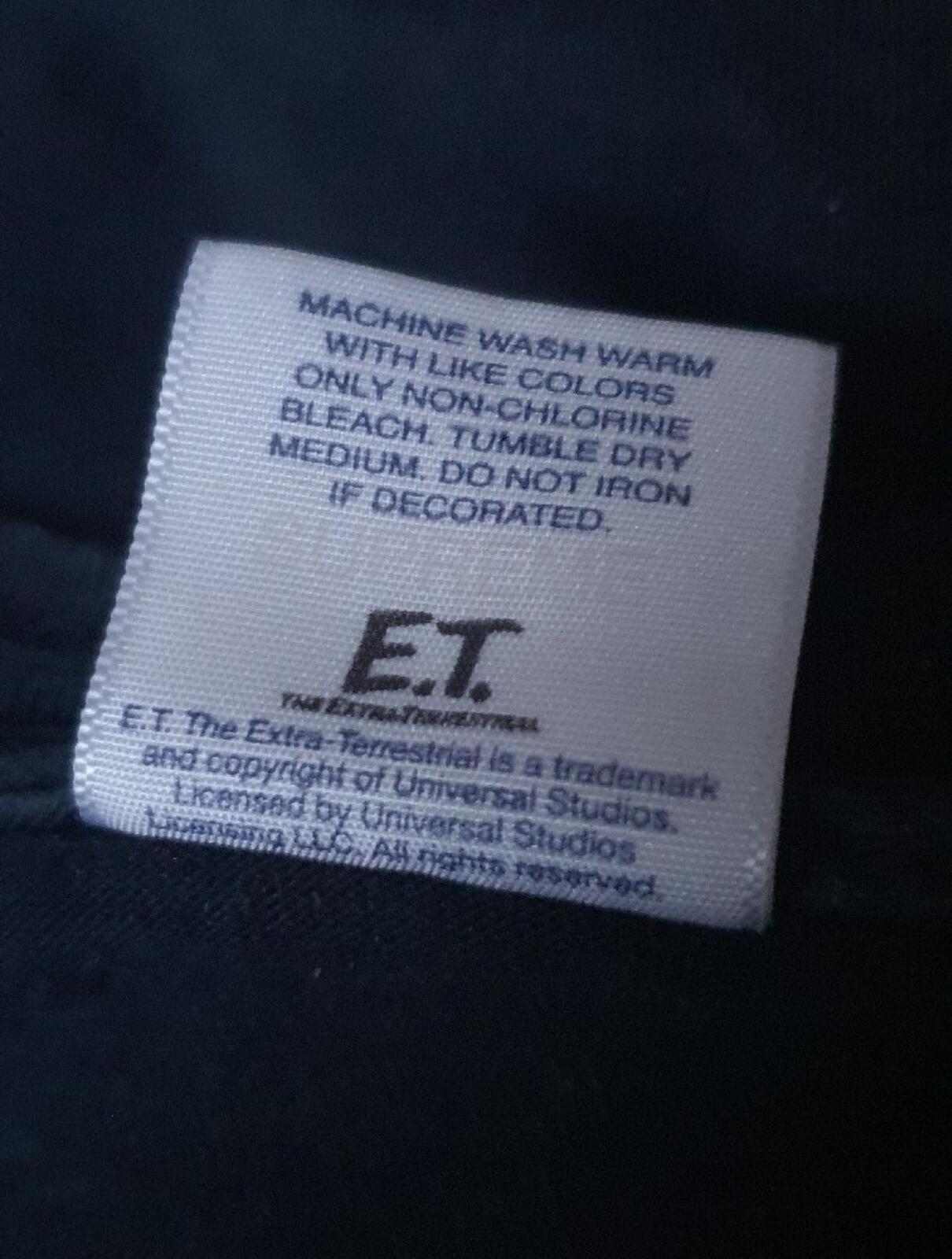 FW15 Supreme E.T Tee Navy T-shirt Size M Medium