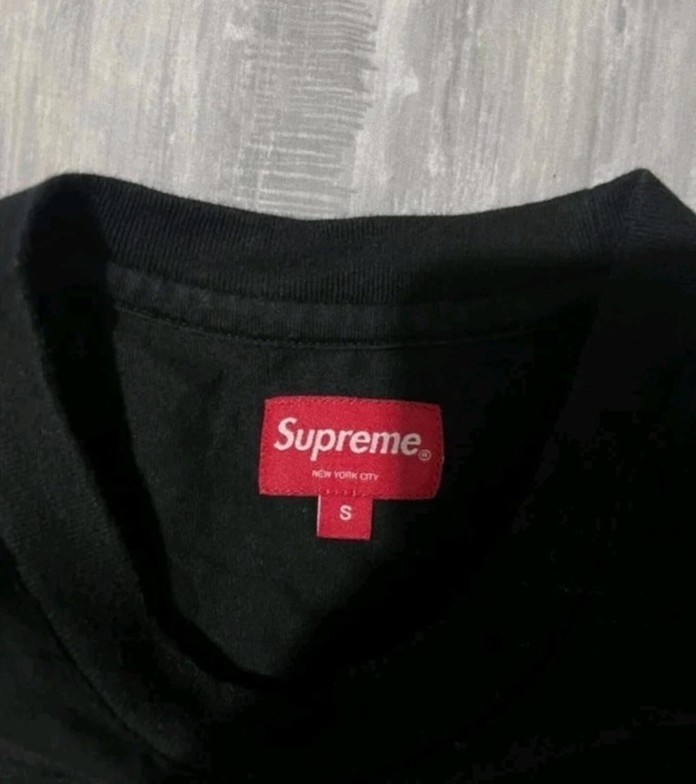 FW22 Supreme Cut Out L/S Top Größe S Schwarz Langarmshirt T-Shirt