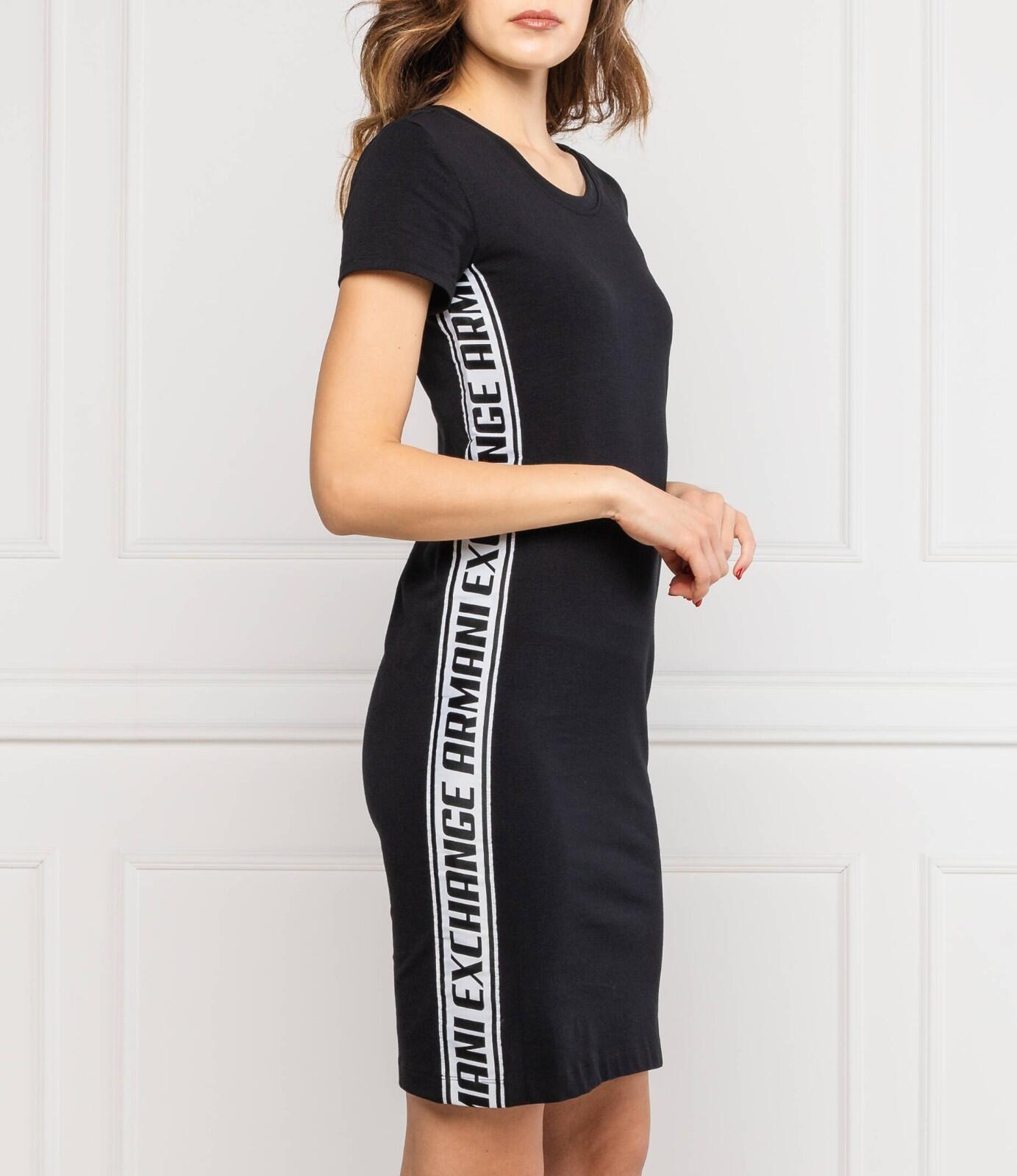 ARMANI EXCHANGE Slim Kleid Verkaufspreis 75 £ Größe Eur 36 UK 8 US S Schwarz
