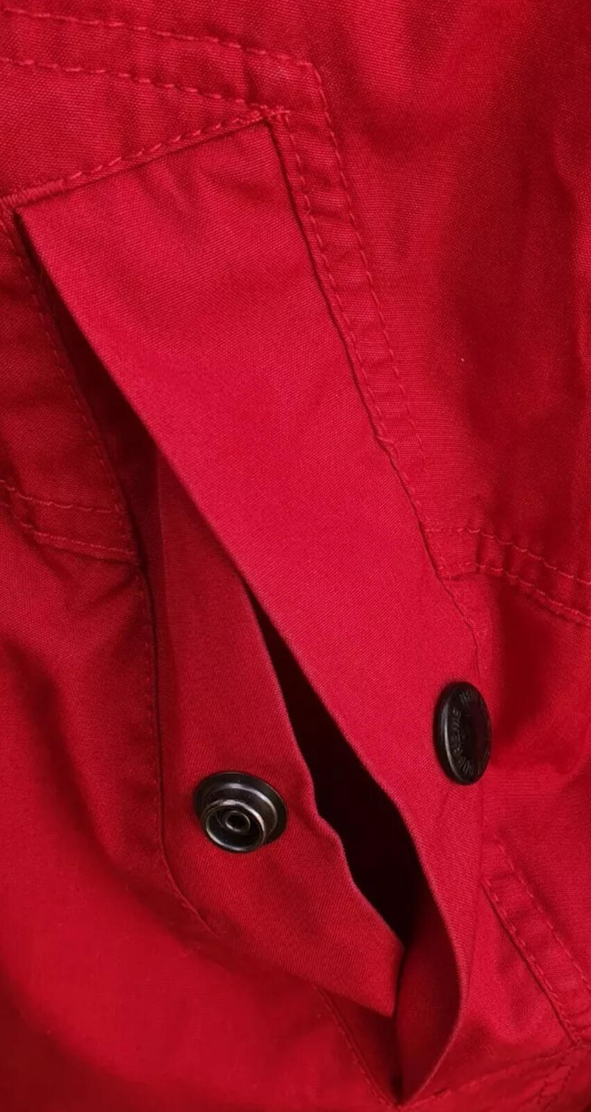 SS18 Supreme cotton hooded raglan jacket Size M Medium red water resistant