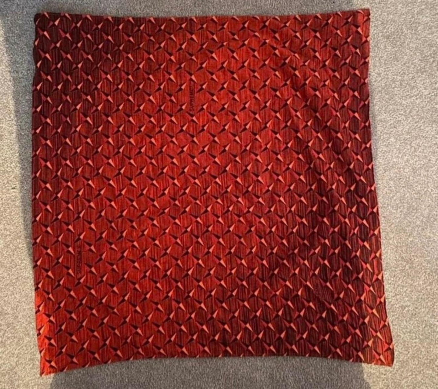 SS19 Supreme Diamond Plate bandana red scarf Accessory