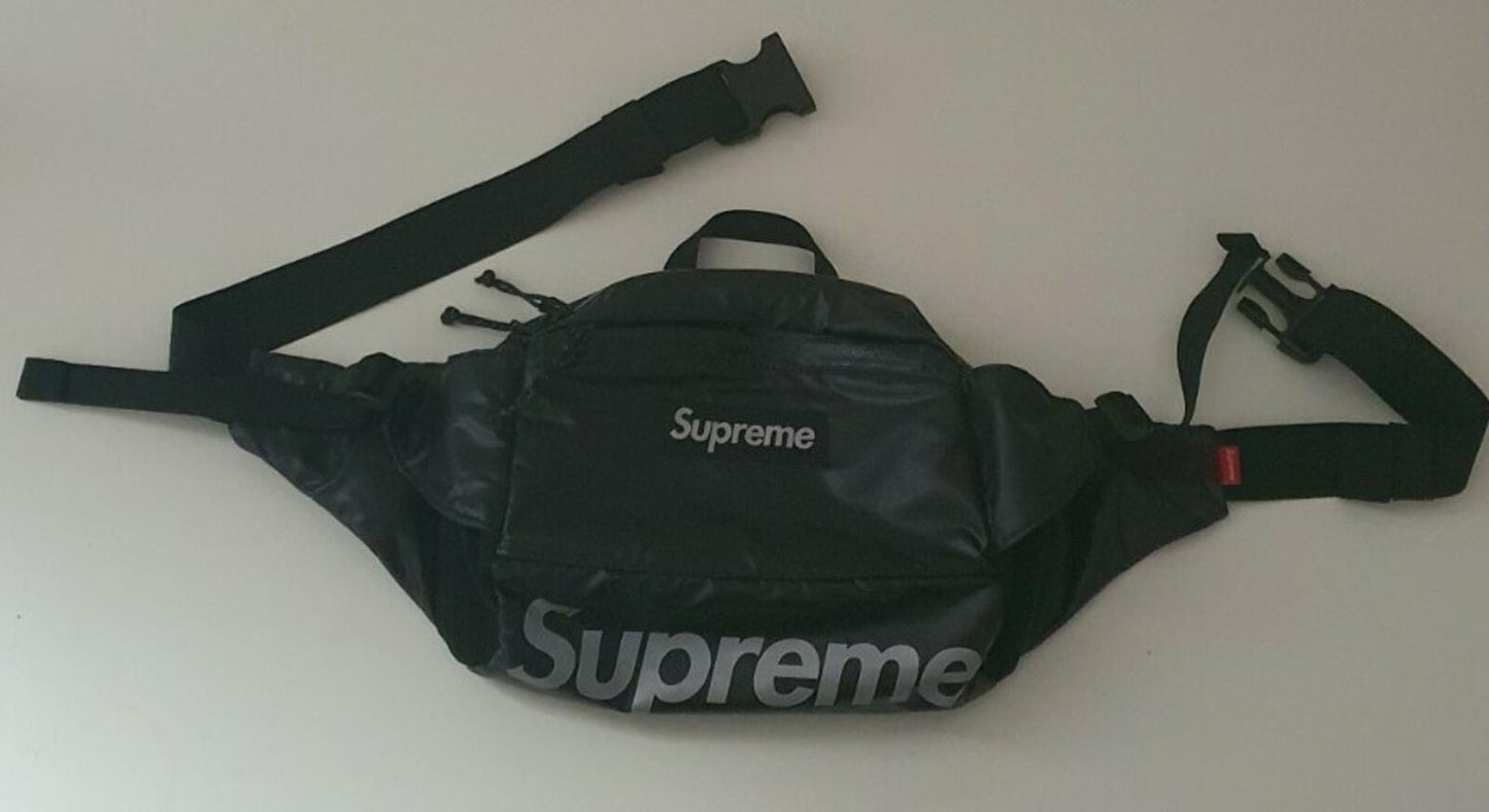 FW17 Supreme Waist Bag Black