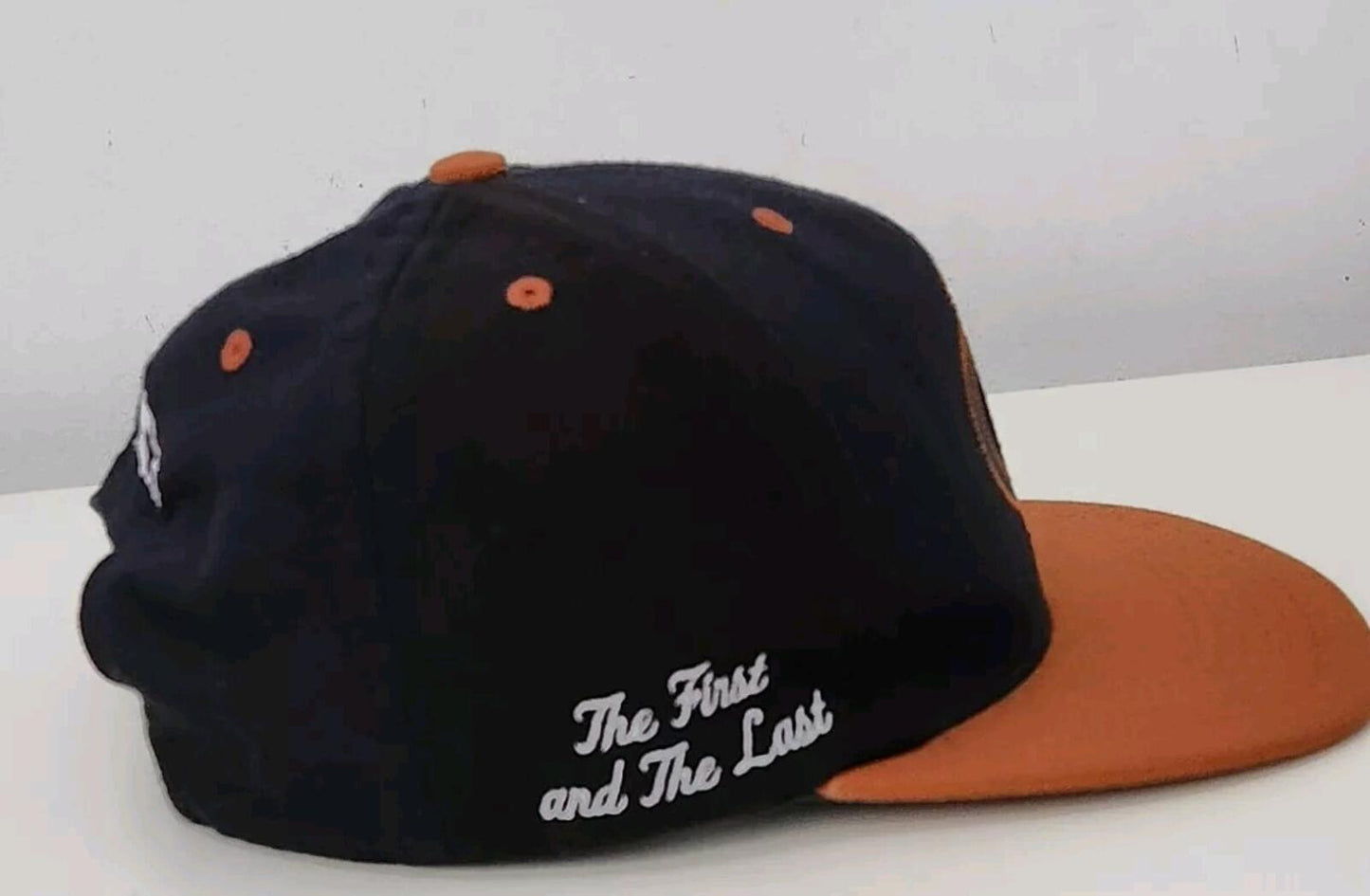 FW13 Supreme Starter Phi 6-panel hat cap snapback Rare 2013 Navy Black Orange