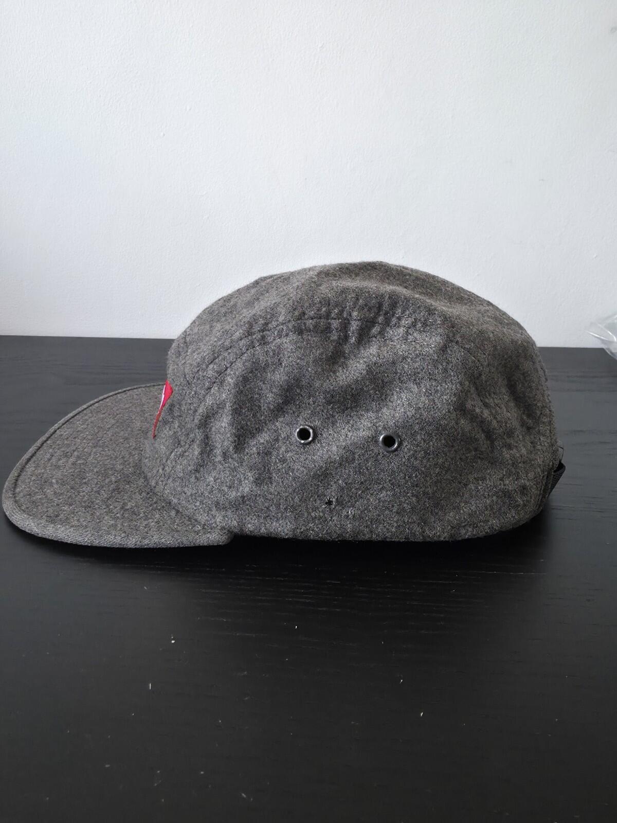 FW13 Supreme Loro Piana Wool Camp Cap Grey