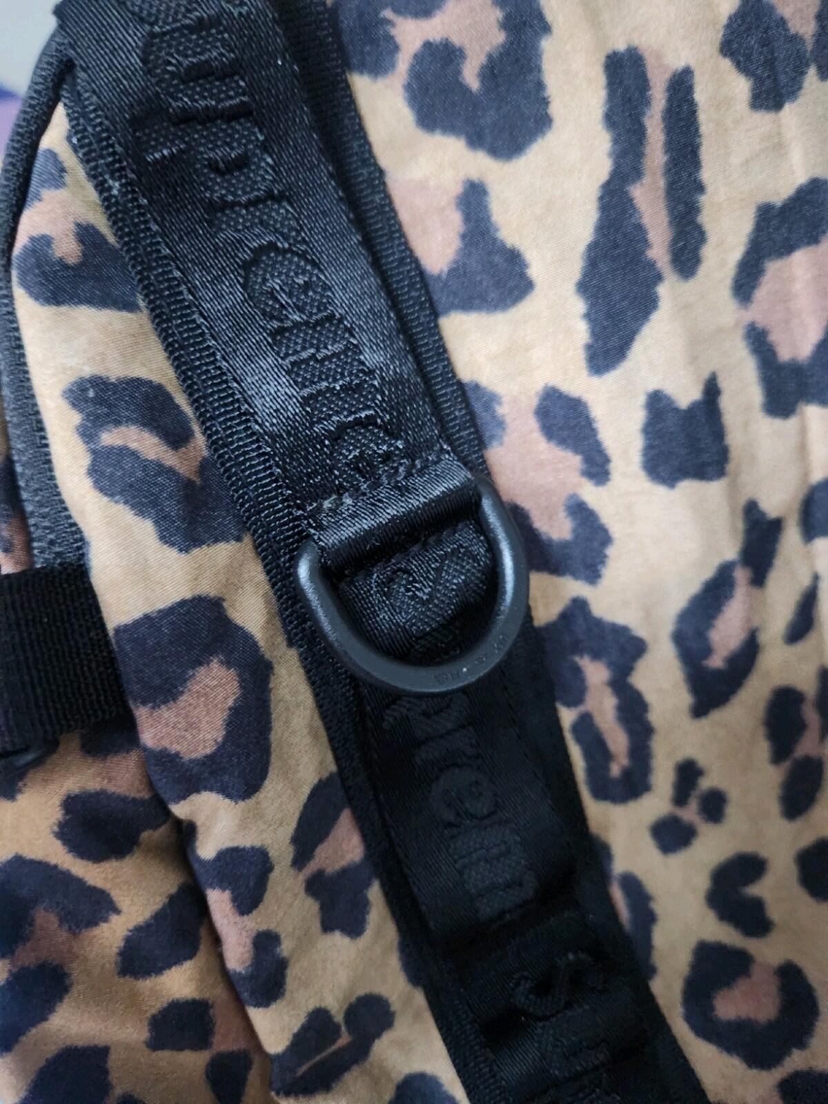 FW20 Supreme Backpack Leopard Bag Water Resistant Nylon Rucksack