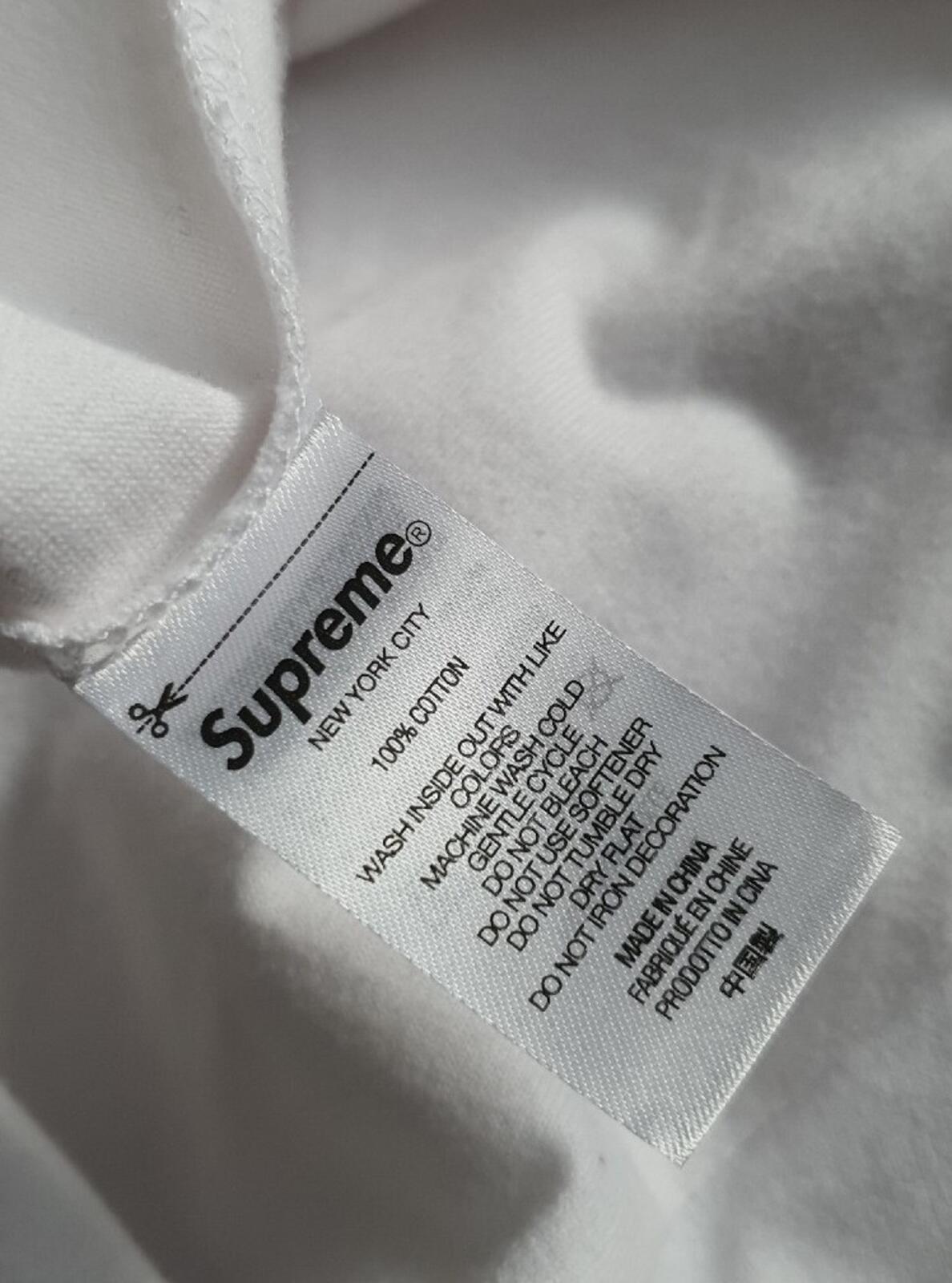 Camiseta FW21 Supreme Skyline S/S blanca talla M