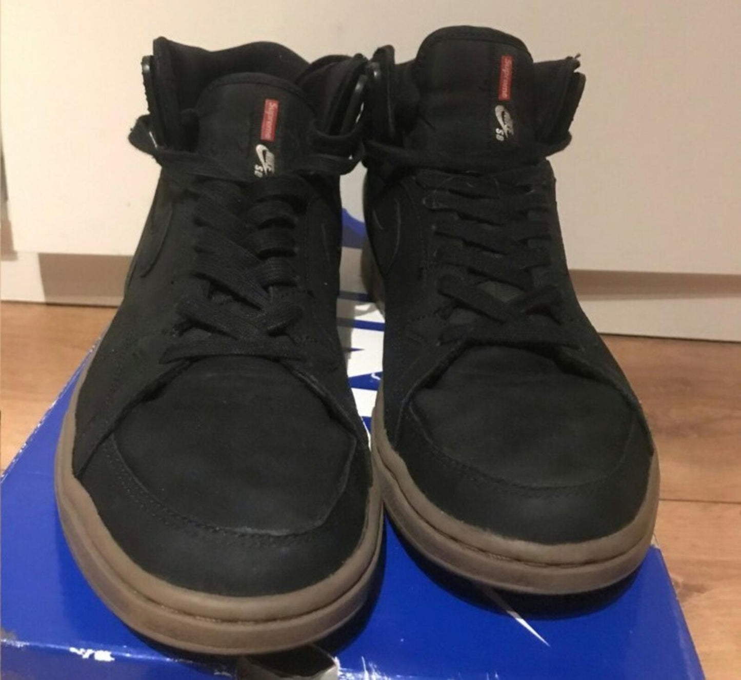 FW11 Supreme Nike Zoom Air 94 Hi black US 9.5 UK 8.5  EUR 43 trainers lot Rare