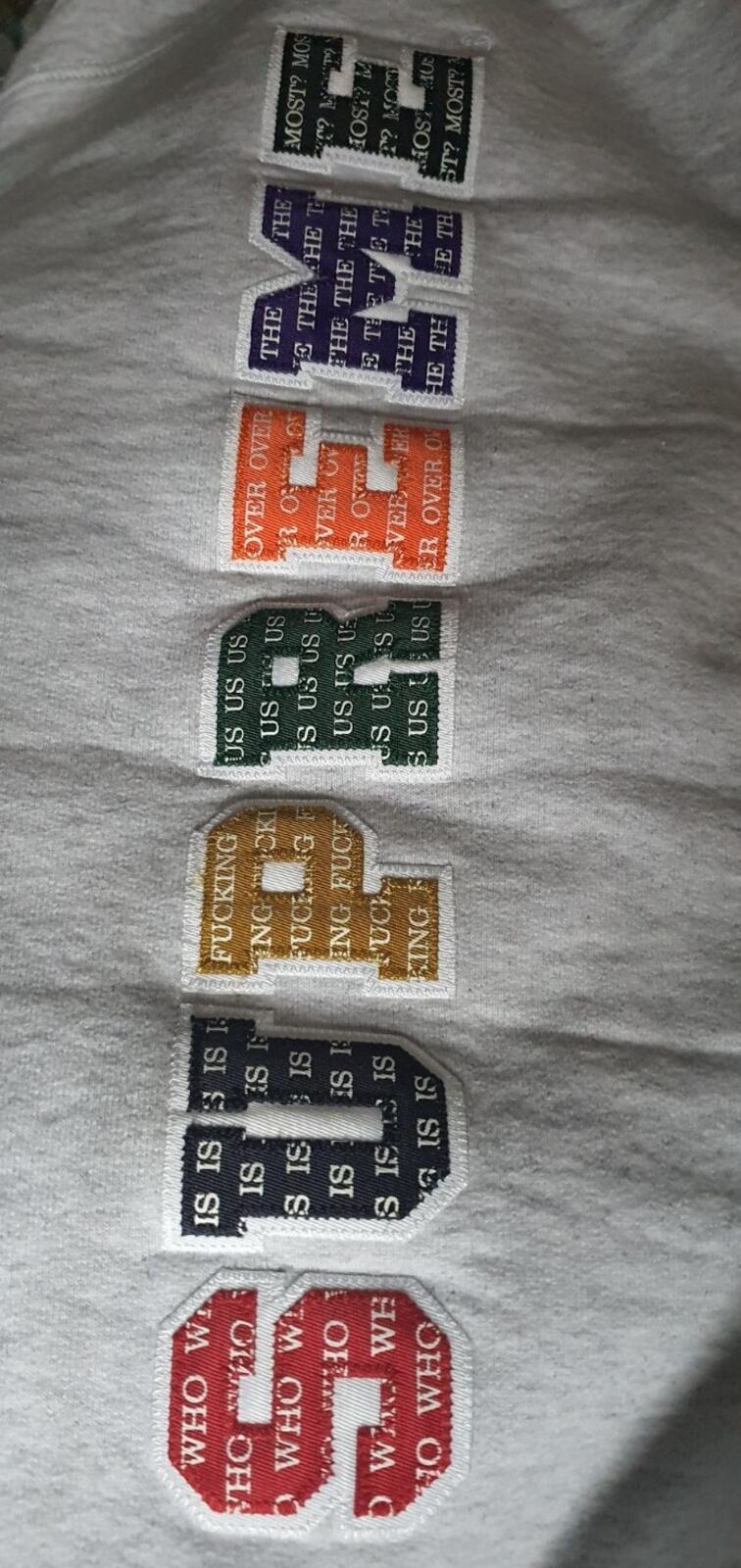 FW19 Supreme The Most Hooded Sweatshirt Heather Grey Size M