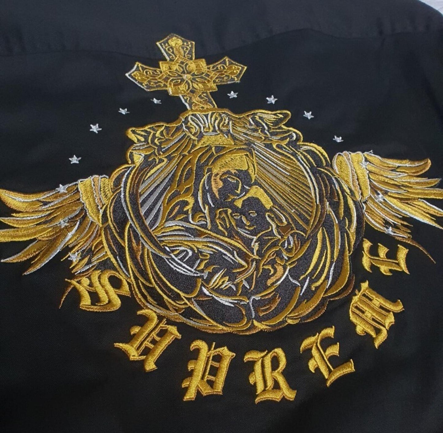 Camisa de trabajo Supreme Mary SS22 negra talla M Mediana