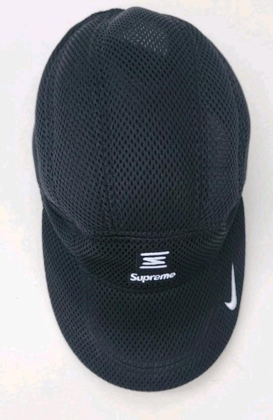 Gorra de running SS22 Supreme x Nike Shox negra Dri-FIT