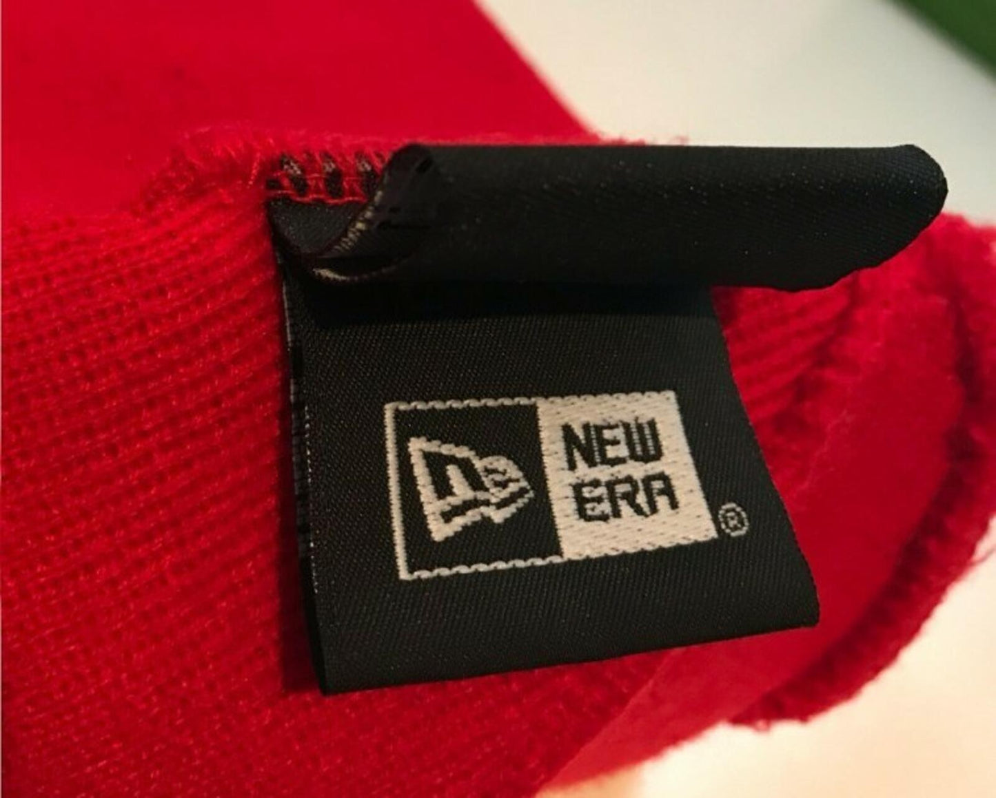 FW17 Supreme New Era S Logo red Beanie