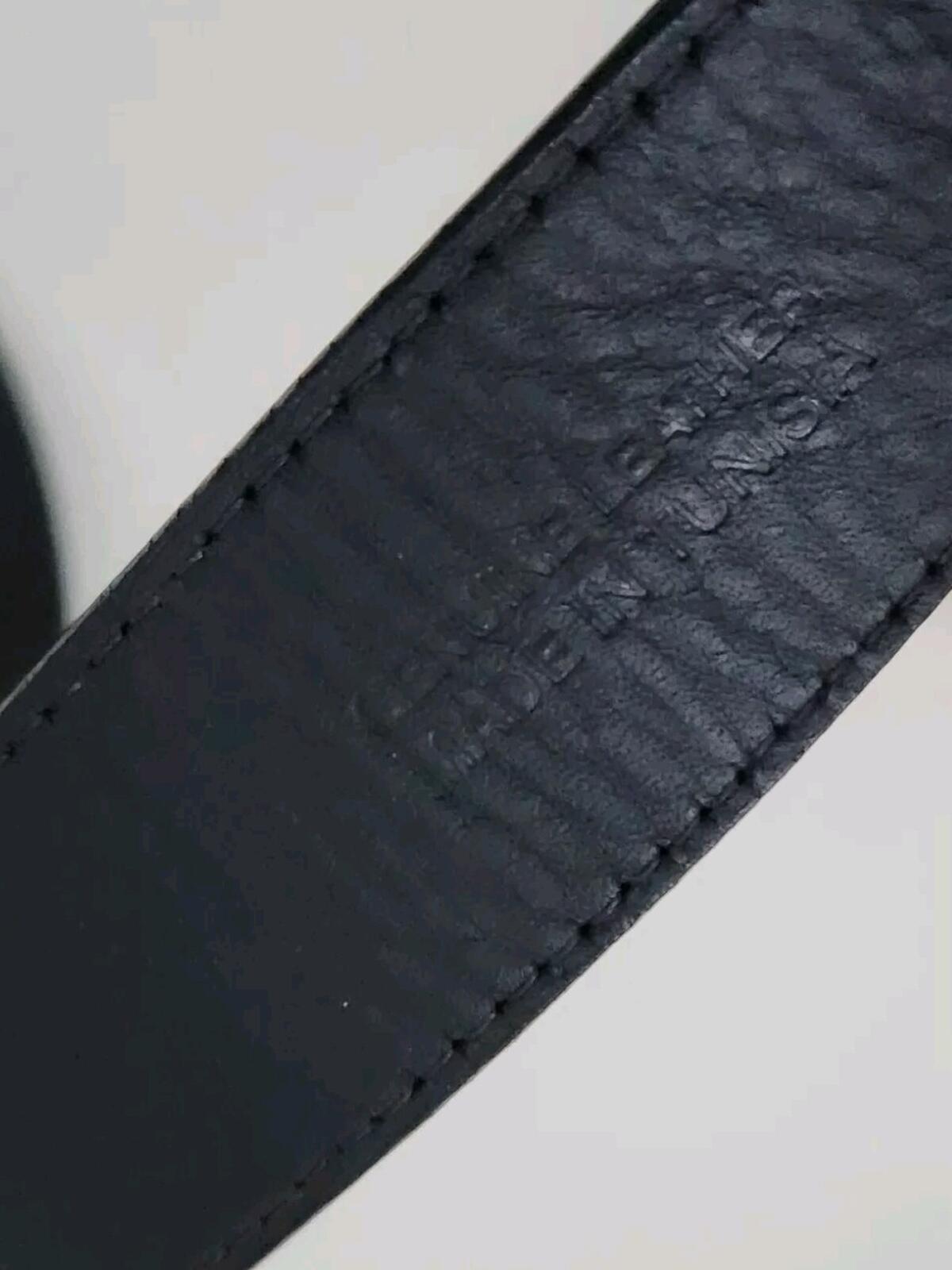SS19 Supreme Jean Paul Gaultier cowhide leather belt RRP £148 Black size S/M