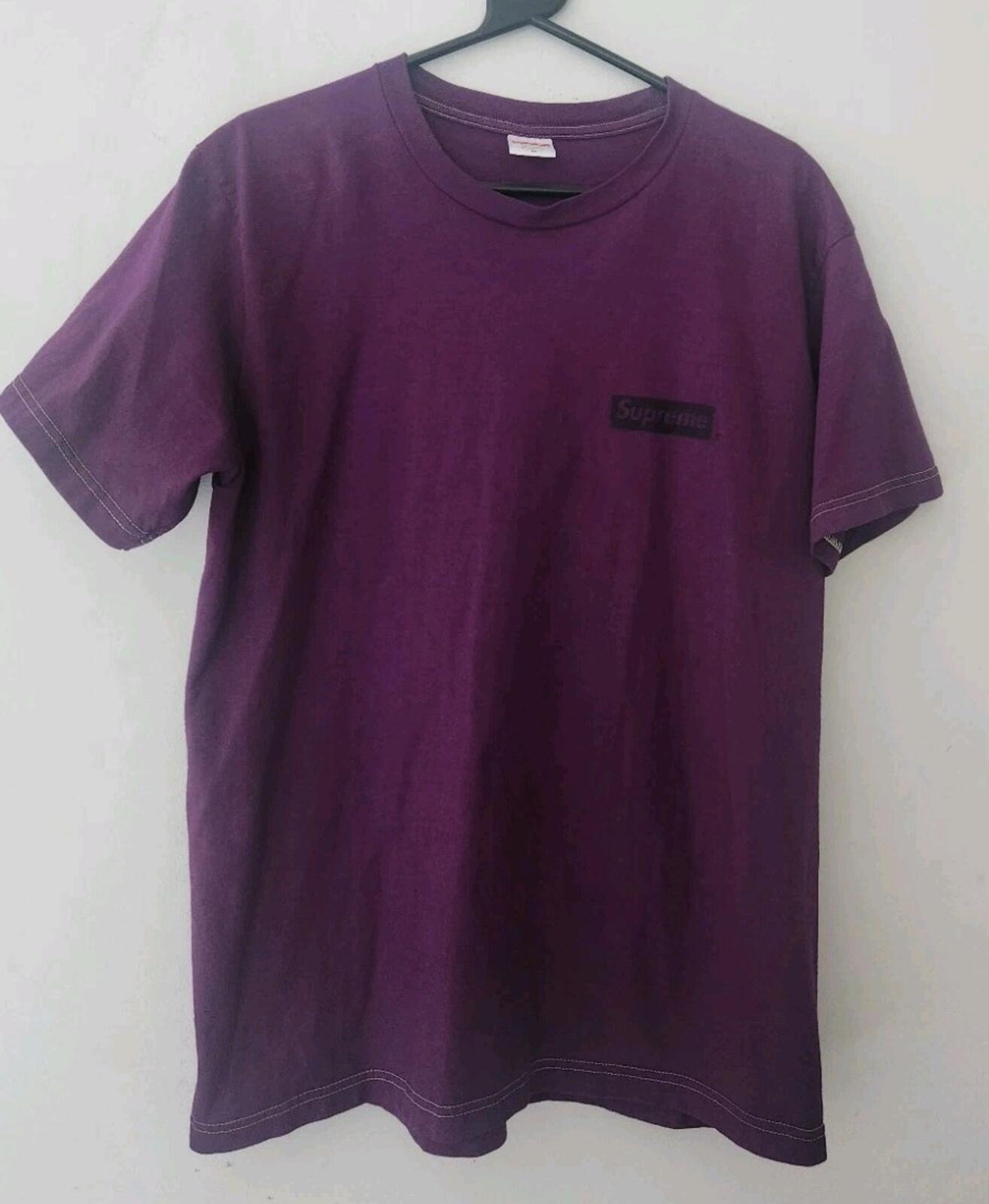 SS21 Supreme Spiral T-Shirt in Lila Größe M Weirdo Dave