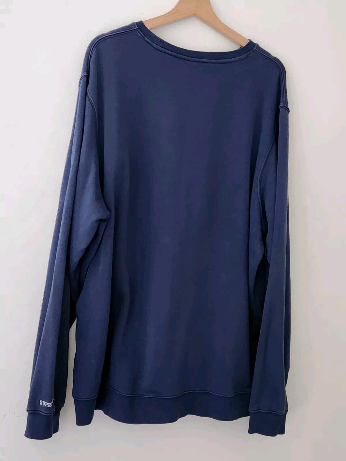 FW18 Supreme x Nike Crewneck Navy Size XXL