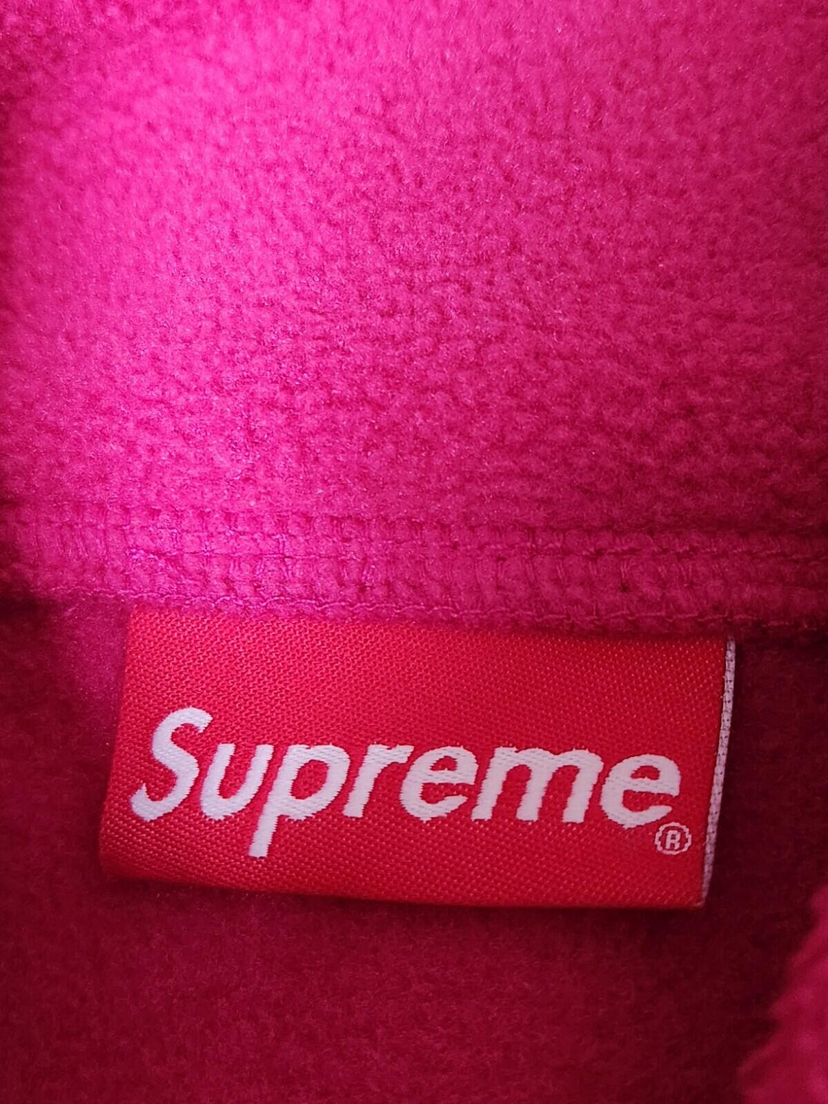 SS21 Supreme Polartec Half Zip Pullover Size M Medium Pink Fleece Magenta