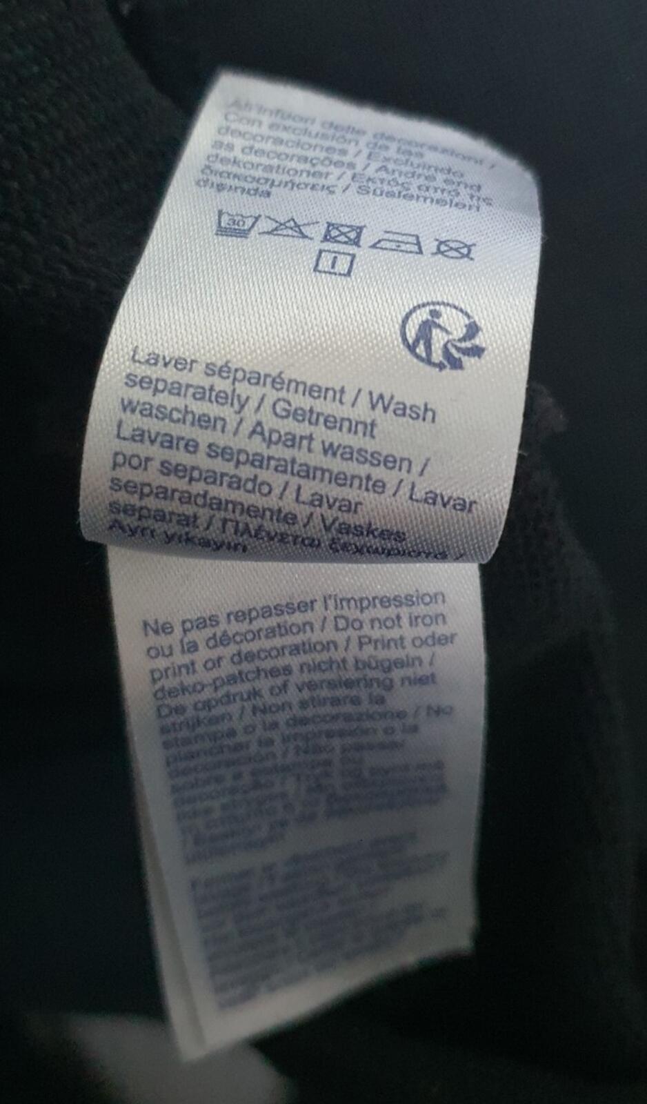 FW19 Supreme x Lacoste Logo Panel Hooded Sweatshirt Größe M Medium Schwarzer Hoodie