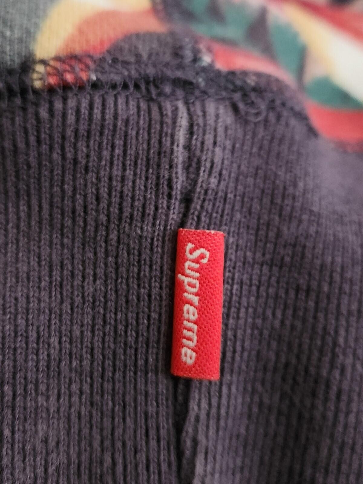SS12 Supreme Floral Pullover hooded sweatshirt M Medium hoodie vintage Flowers