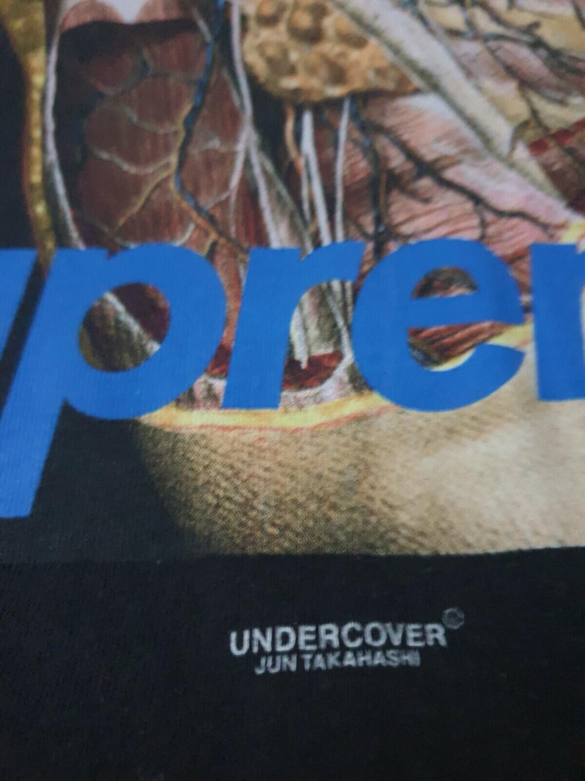 FW14 Supreme x Undercover Anatomy black Tee size XL T-shirt Vintage 2014 Rare