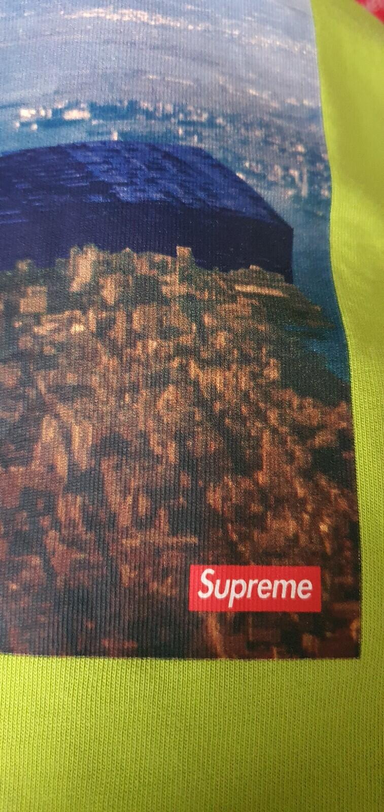 HW22 Supreme x Nike ACG Grid Tee Green T-Shirt Größe M Medium