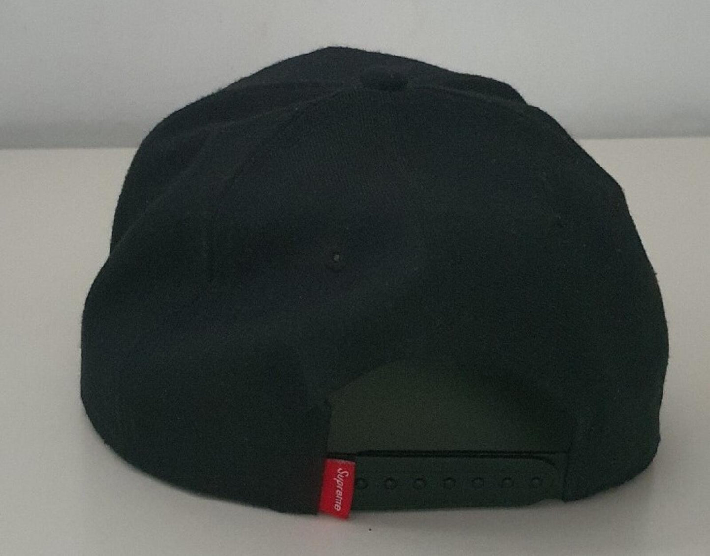 FW15 Supreme x Jordan black 6-Panel cap Jumpman hat Rare