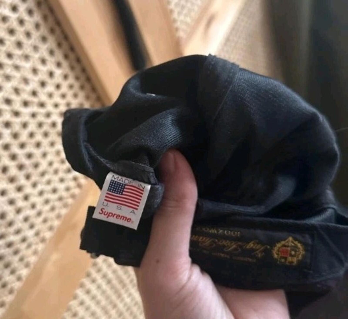 FW13 Supreme Loro Piana Wool Camp Cap hat maroon vintage italian fabric USA 2013