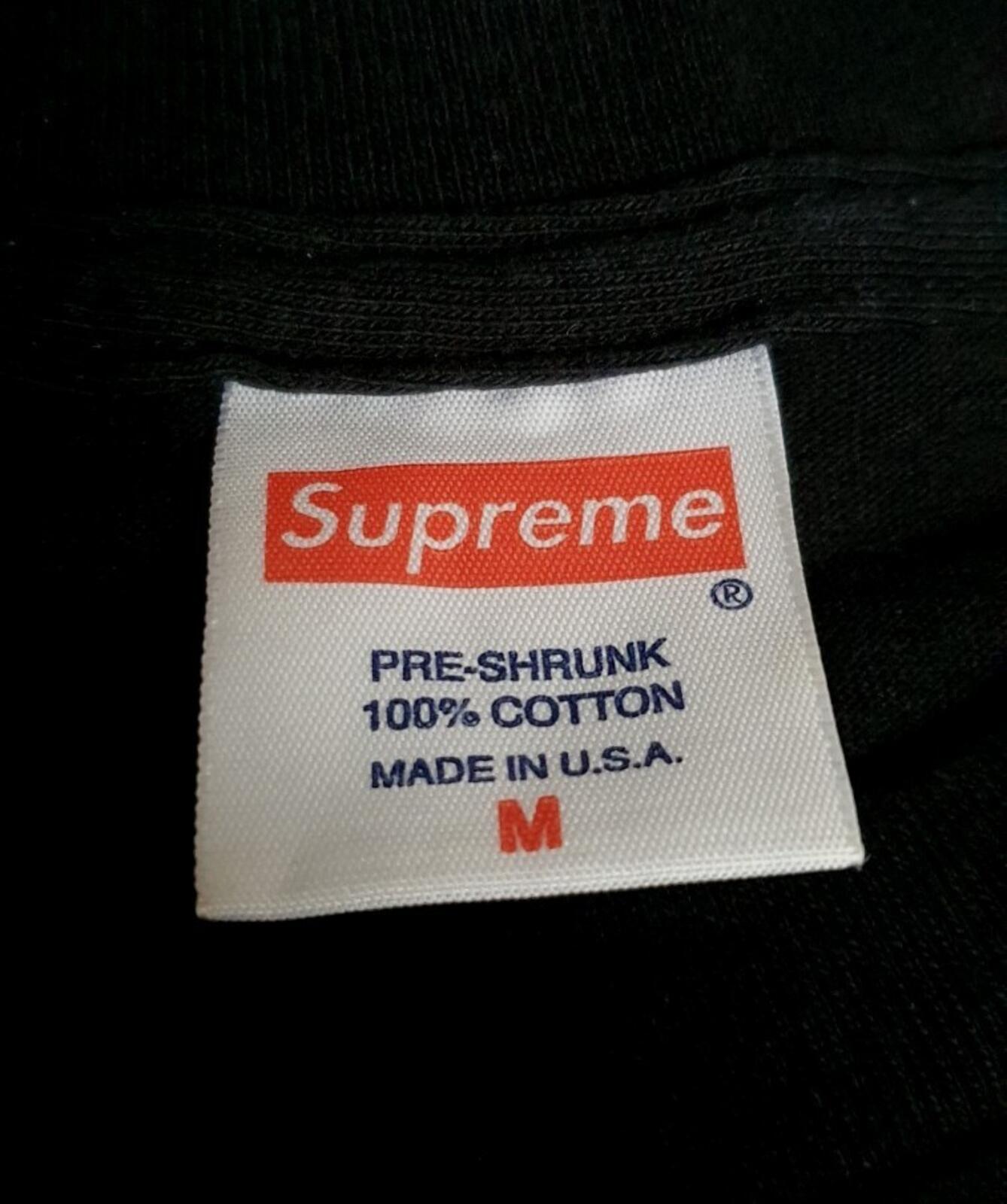 SS11 Supreme Mind Your Business Camiseta Negra Talla M