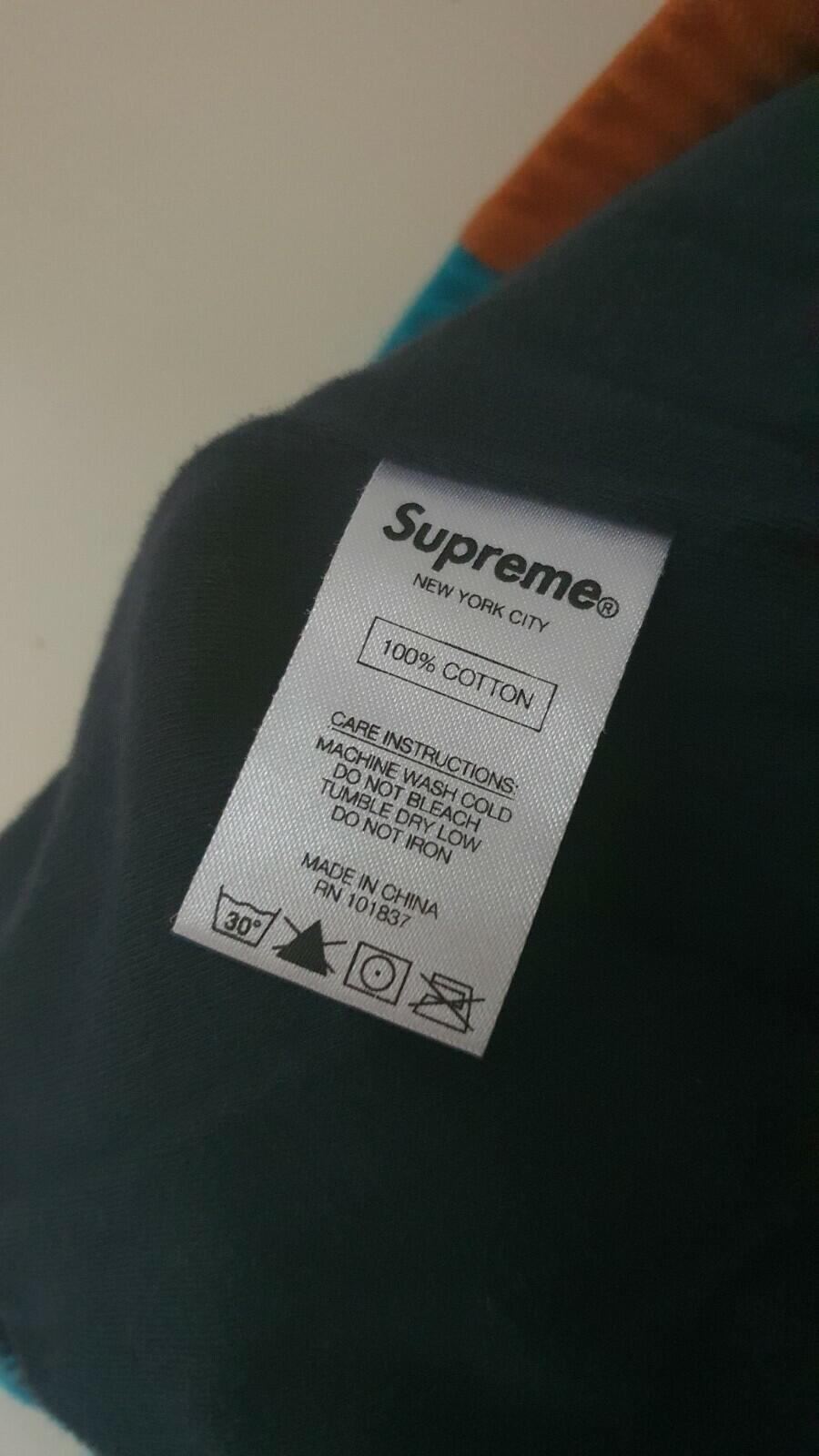 FW18 Supreme Patchwork Pique Short Size S
