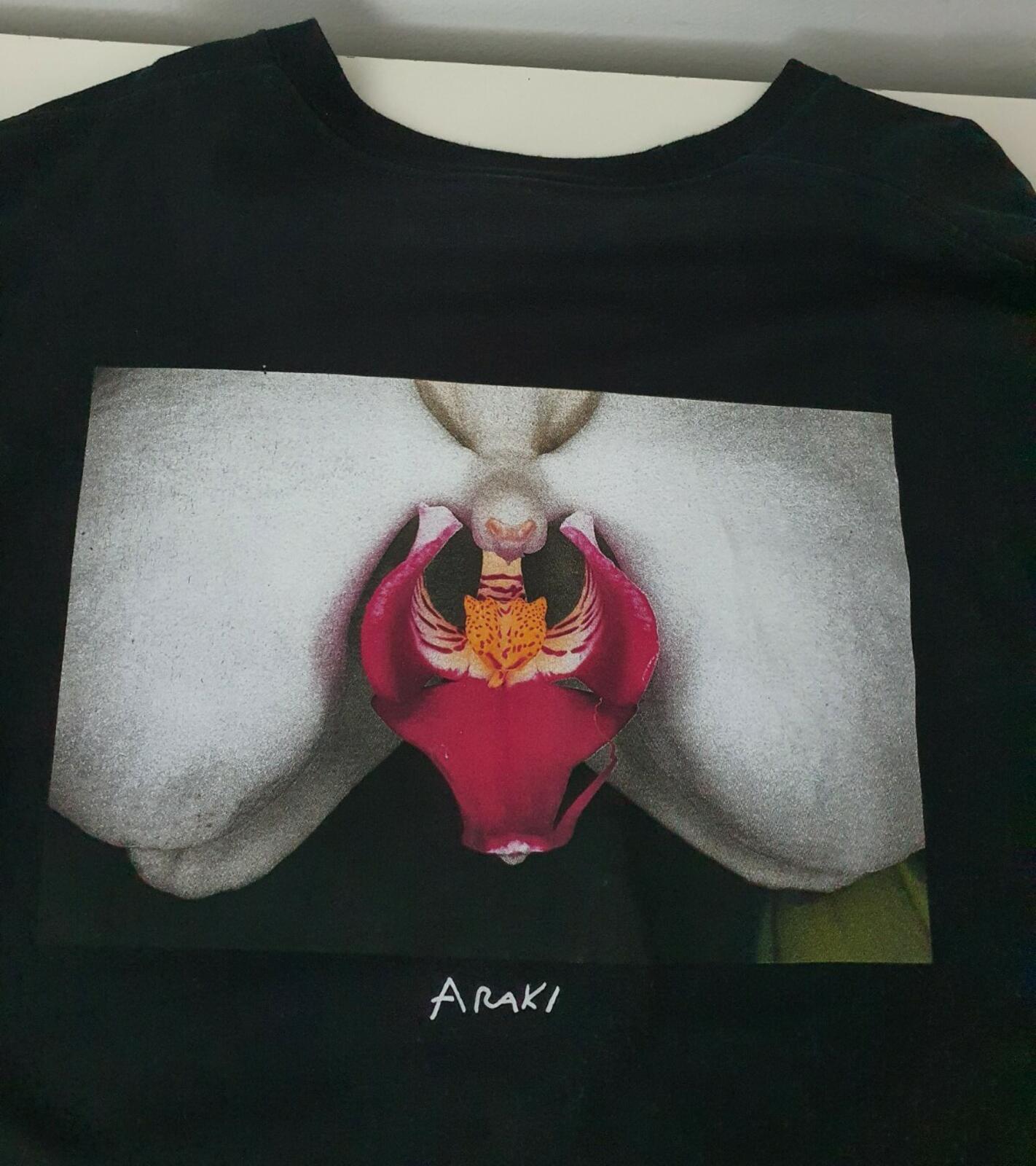 FW16 Supreme Araki Orchid L/S tee black Long sleeve size XL T-shirt
