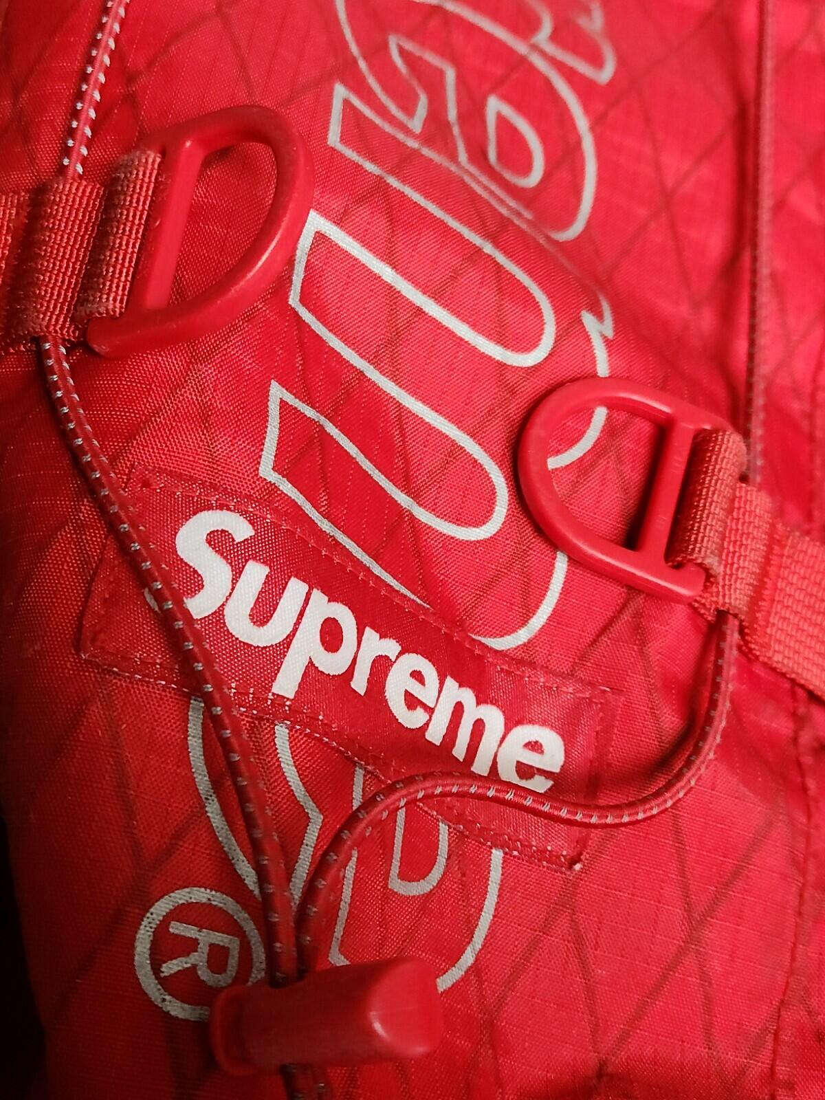 FW18 Supreme backpack Water And Abrasion Resistant