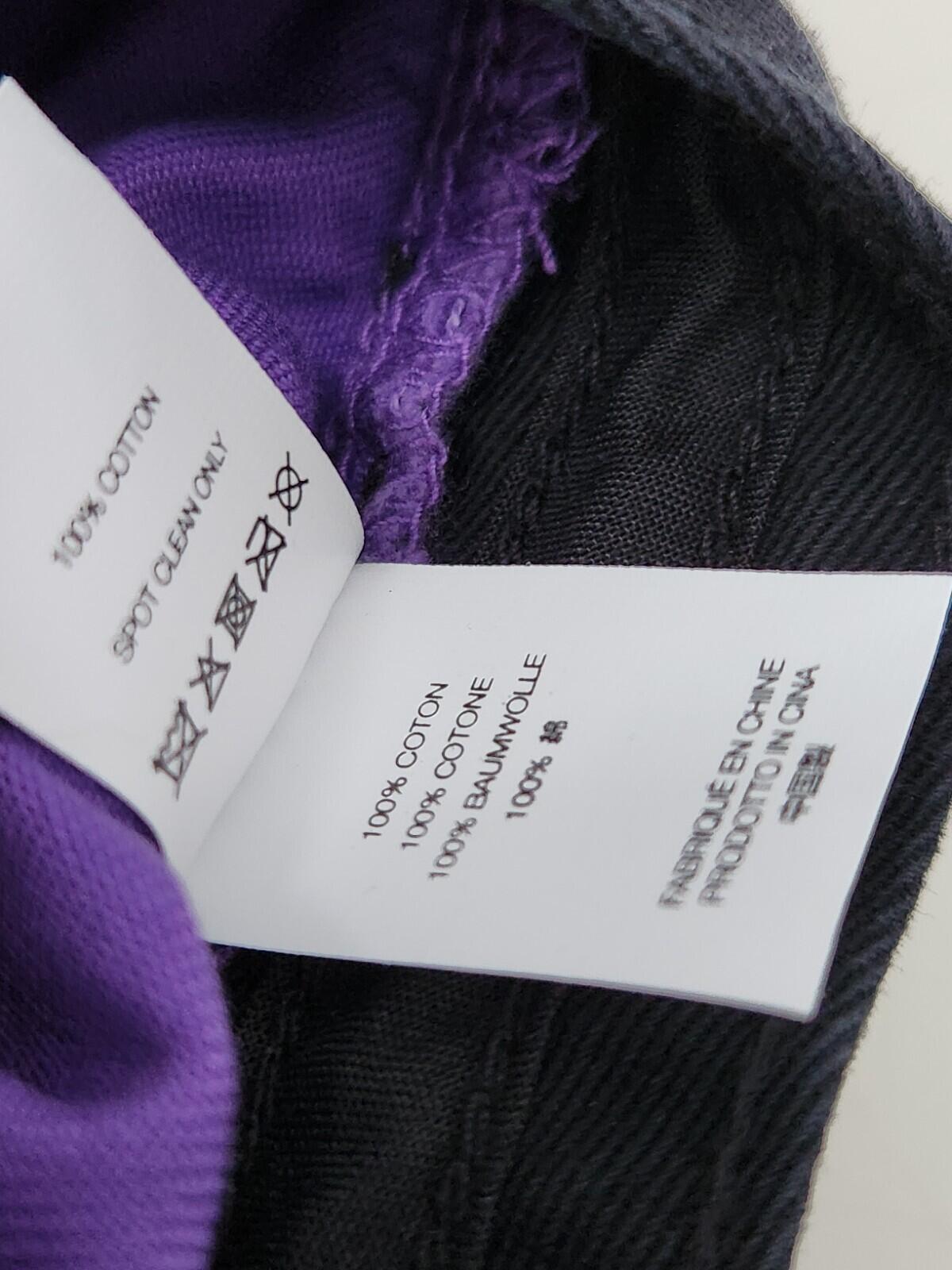 SS23 Supreme Embroidered Brim crusher Size S/M Purple bucket hat small / medium