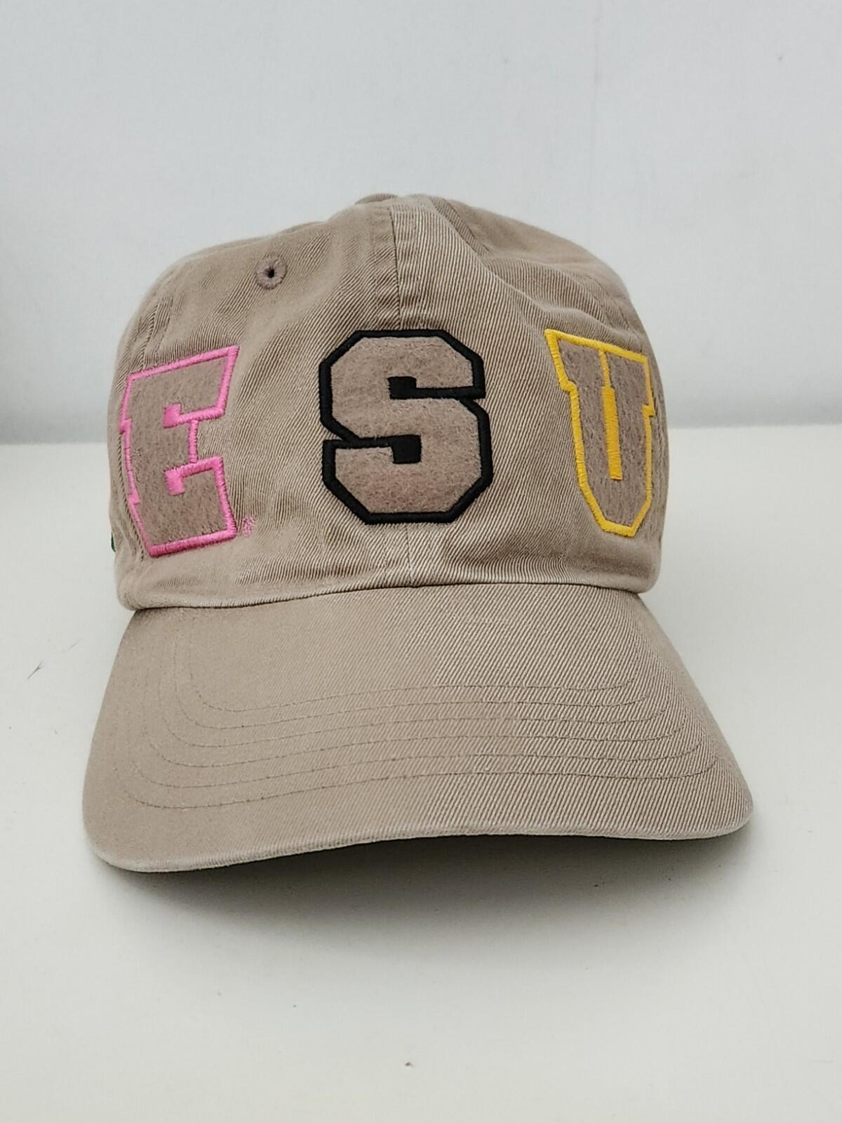 SS21 Supreme Spellout 6-panel Tan twill hat felt logo cap