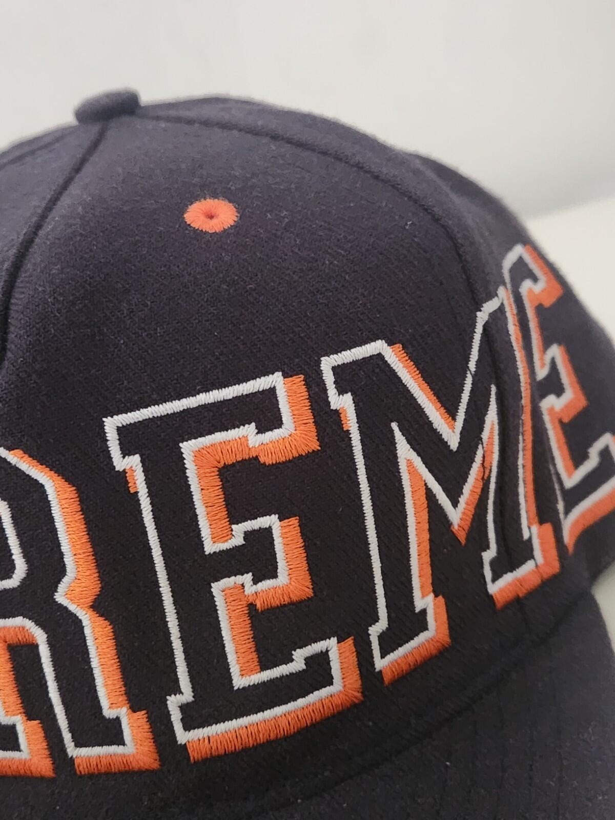FW13 Supreme Banner 5-panel Navy Cap Big logo vintage hat ASAP ROCKY Rare 2013