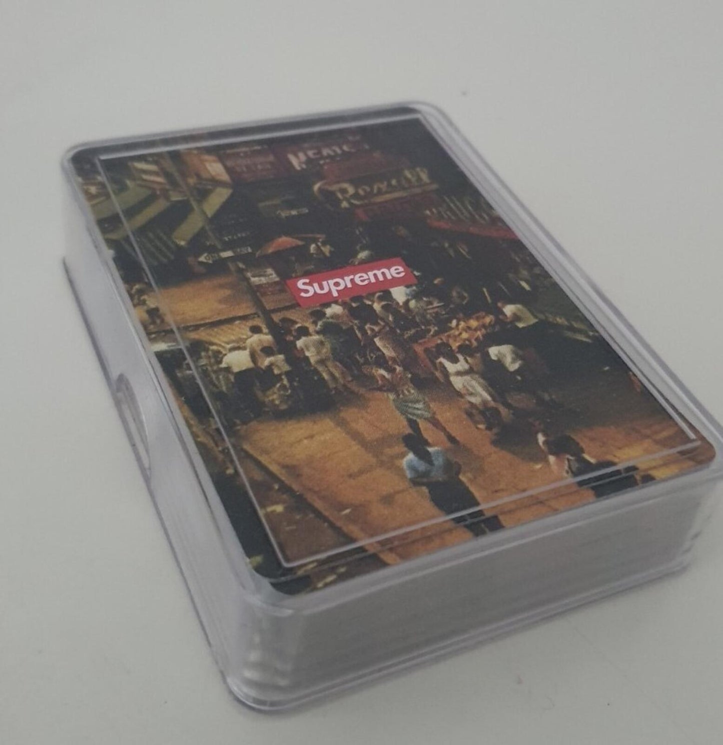 FW10 Supreme x Bicycle Street Scene Playing Cards vintage from 2010 Very Rare