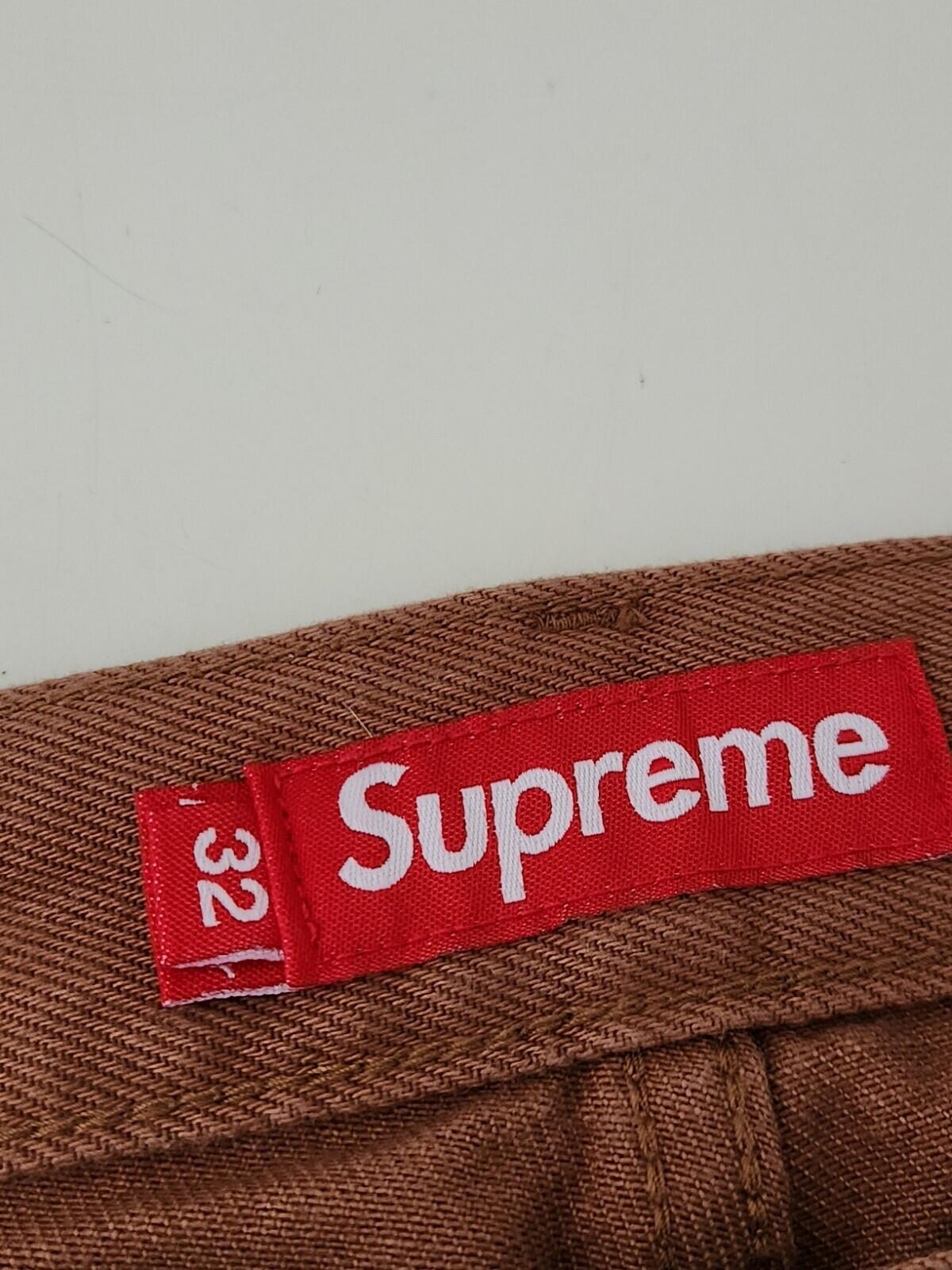 SS24 Supreme Regular Jean Brown Size 32 W32 L32