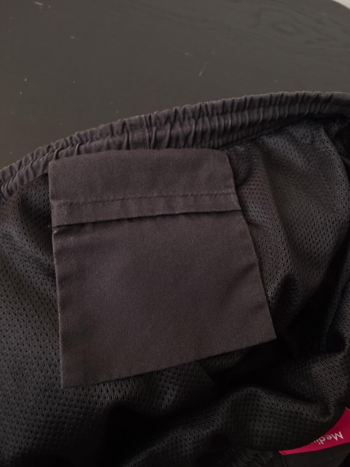 SS15 Supreme Reflective Logo Swim Short Black Größe M