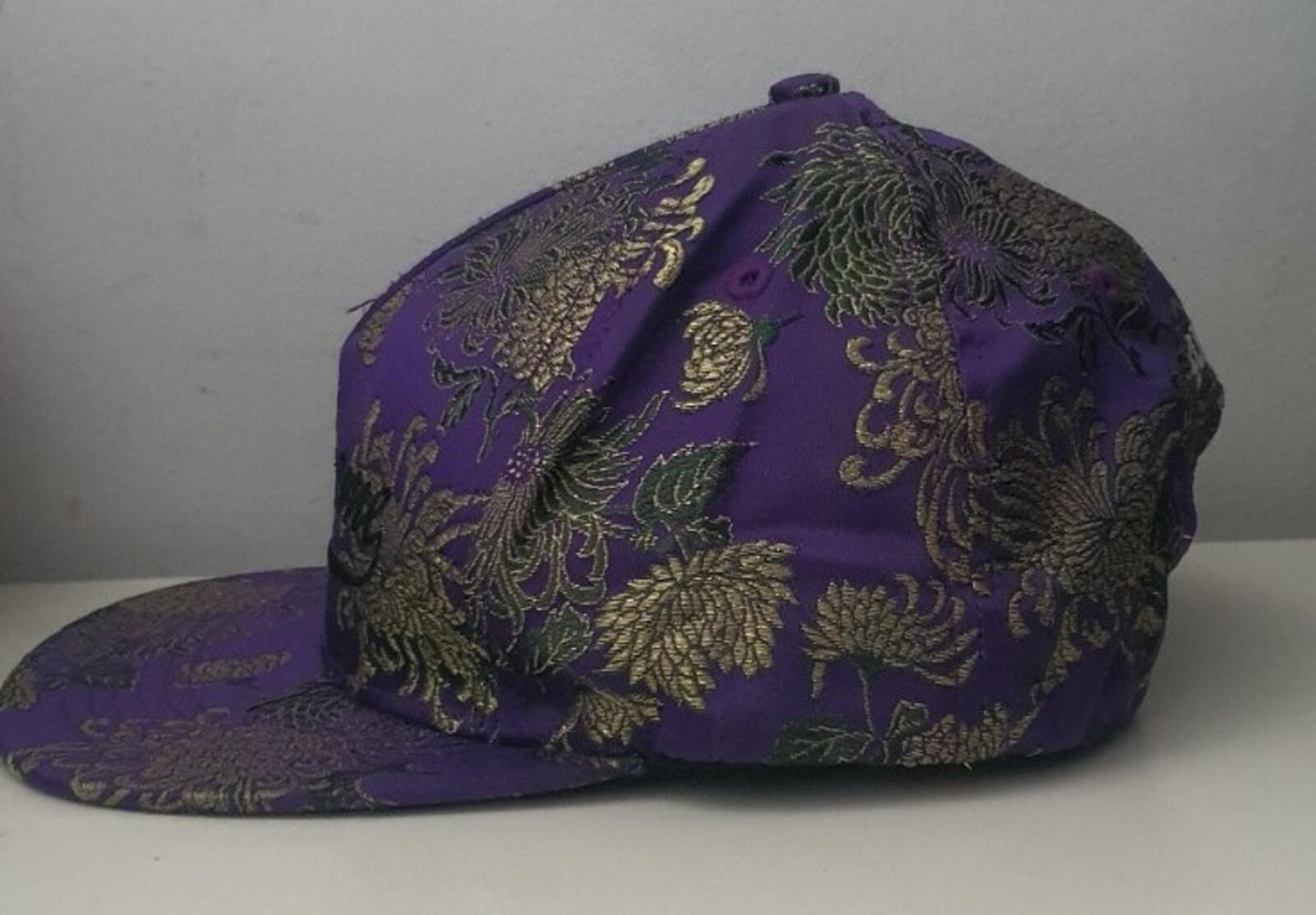 SS17 Supreme Eastern Floral 5-panel Hat Purple