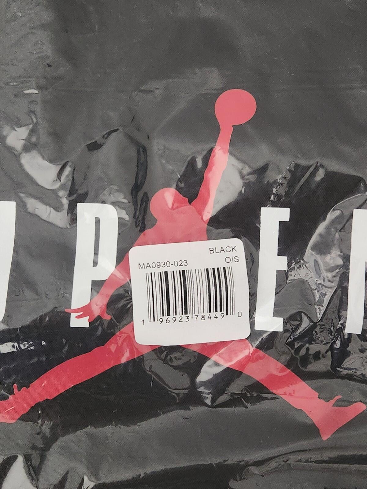 FW24 Supreme x Jordan Drawstring Bag Backpack Black