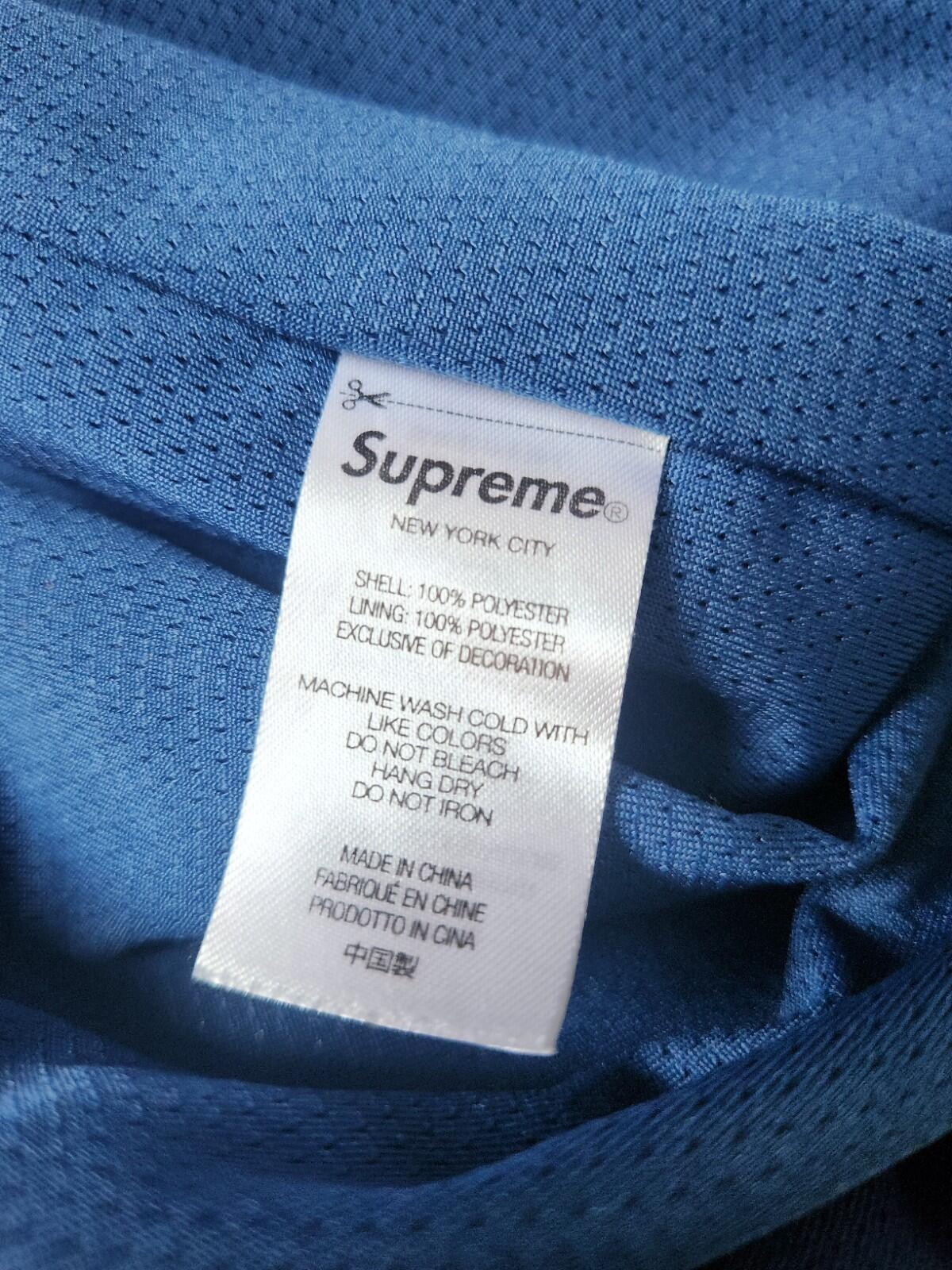 SS23 Supreme Slap Shot Baggy Mesh Short Navy Shorts Size XL Blue
