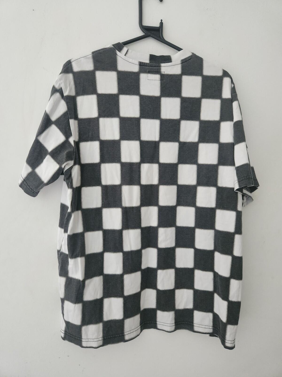 SS20 Supreme Small Box Tee size M Medium Checkerboard T-shirt Black White