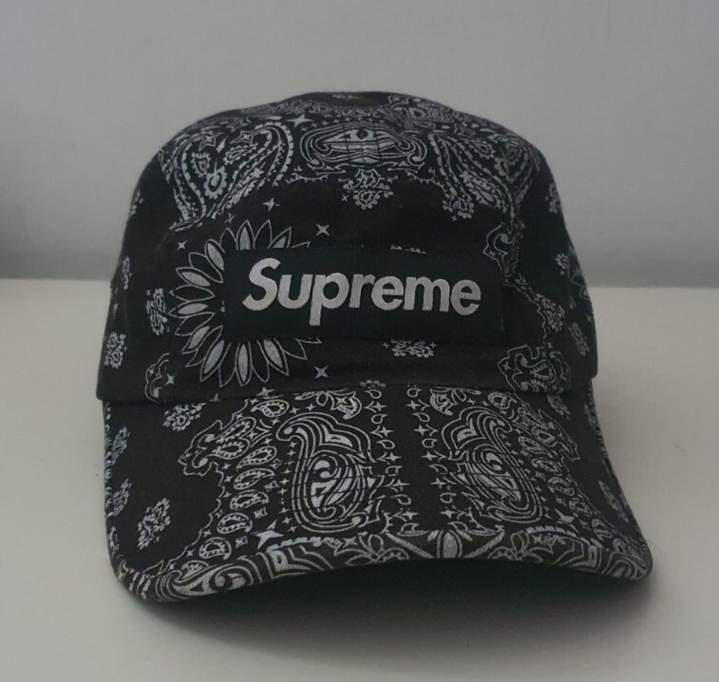 Gorra camp Supreme Bandana SS21 negra