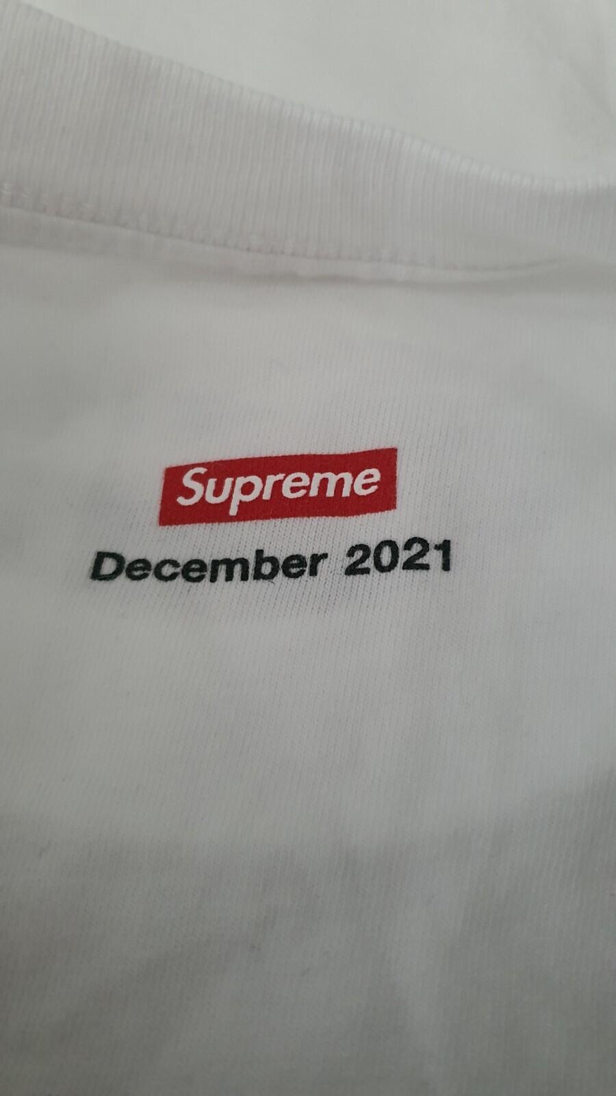 FW21 Supreme Spend It Tee White Size XL Christmas