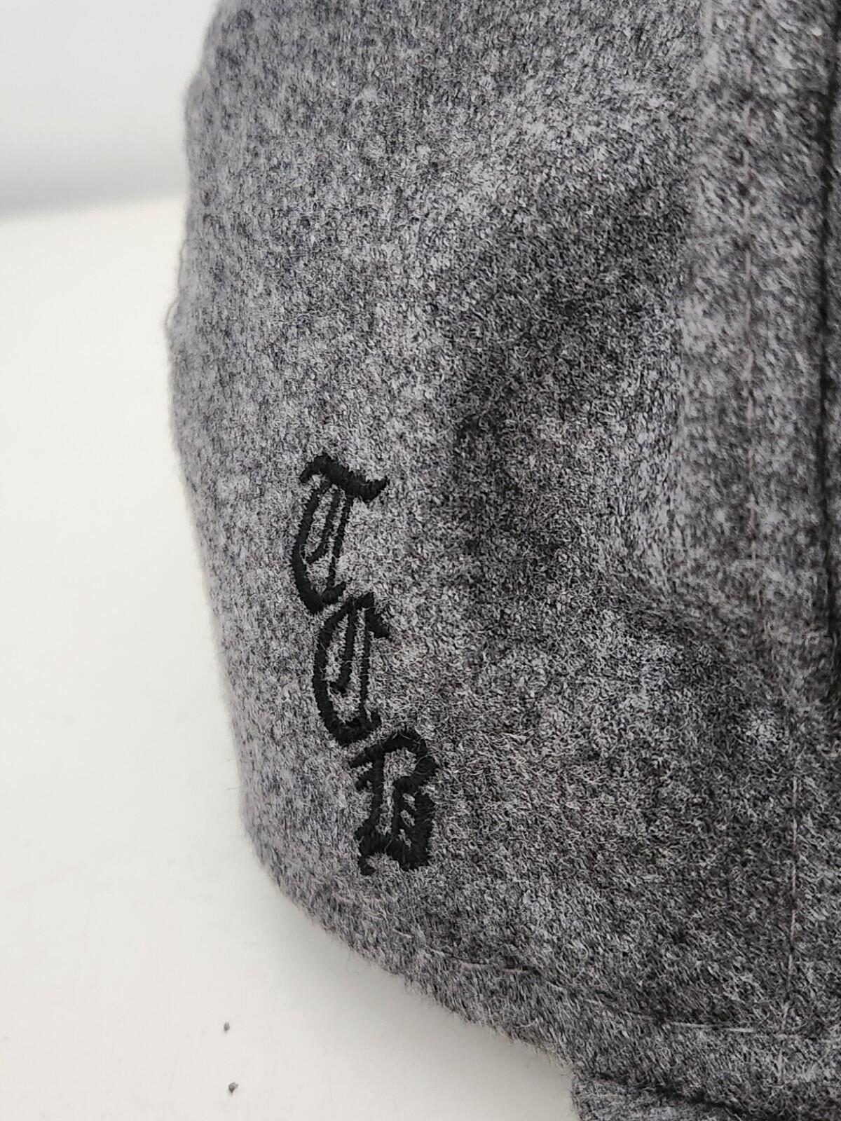 FW11 Supreme Loro Piana Box Logo New Era Grey Wool Cashmere hat 7 1/4 Vintage