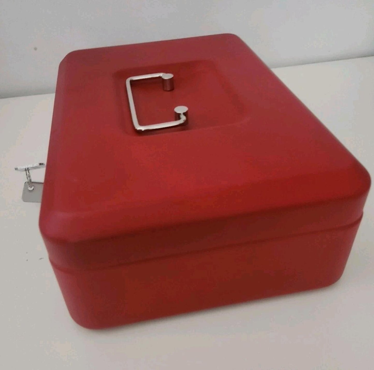 FW17 Supreme lock box red metal 2 keys Accessory Storage Red Powder Coated Iron