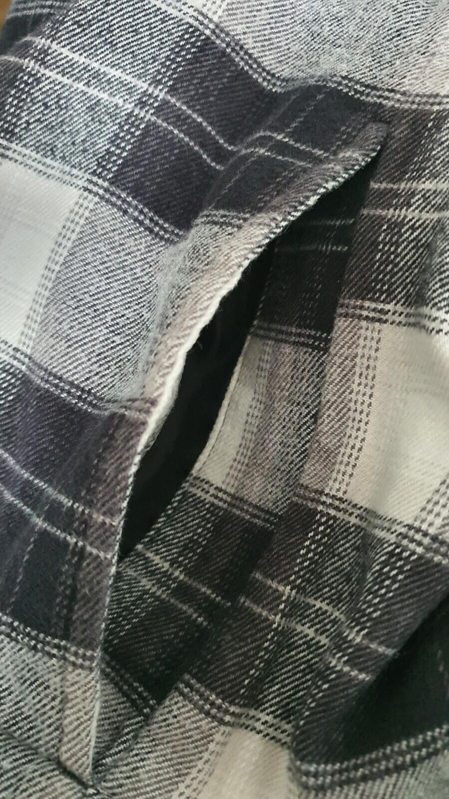 FW19 Supreme Quilted Hooded Plaid Shirt Black Size XL